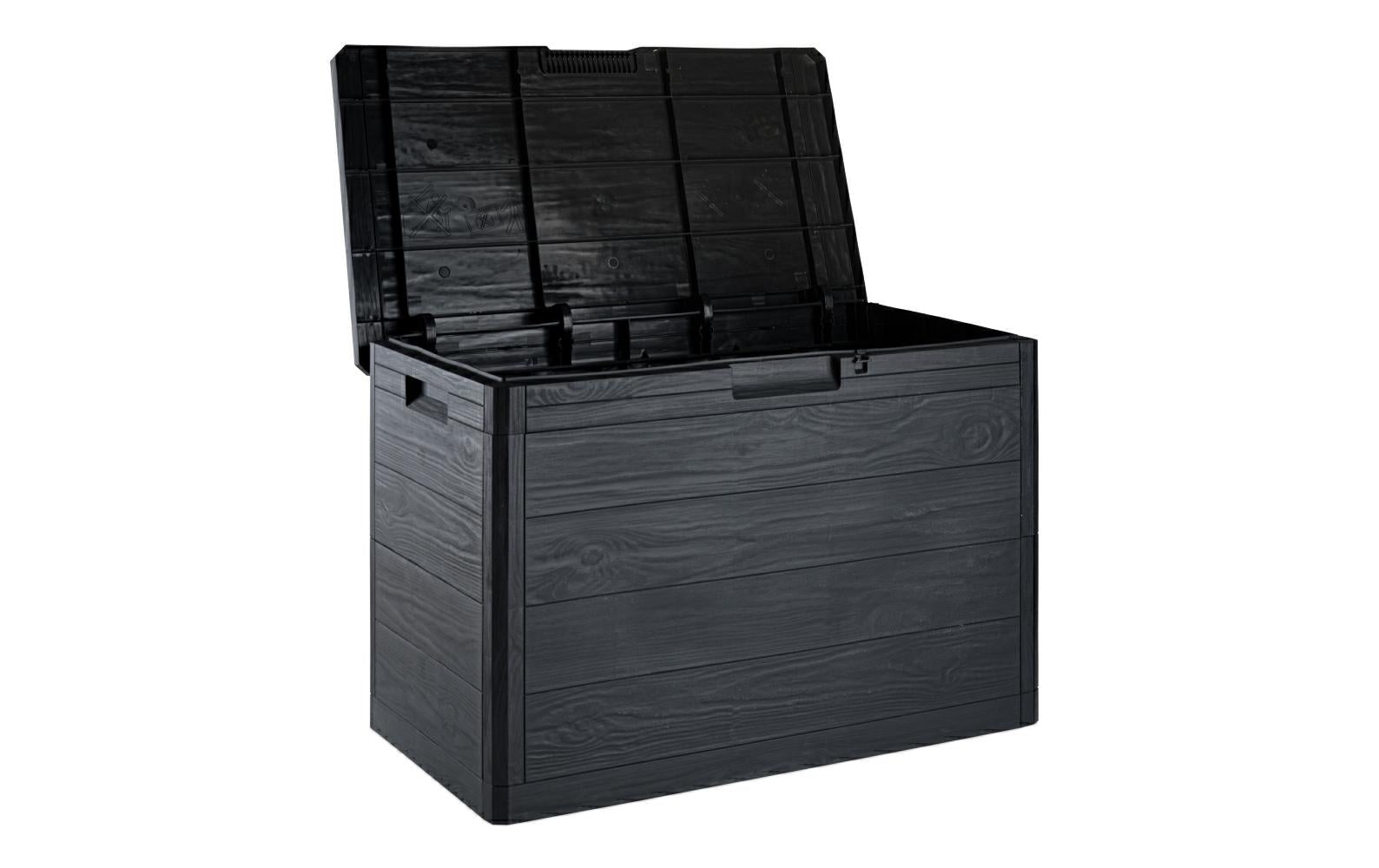Toomax Aufbewahrungsbox 160 l (mit Deckel) – Polypropylen – Grau – UV-beständig, für Aussen