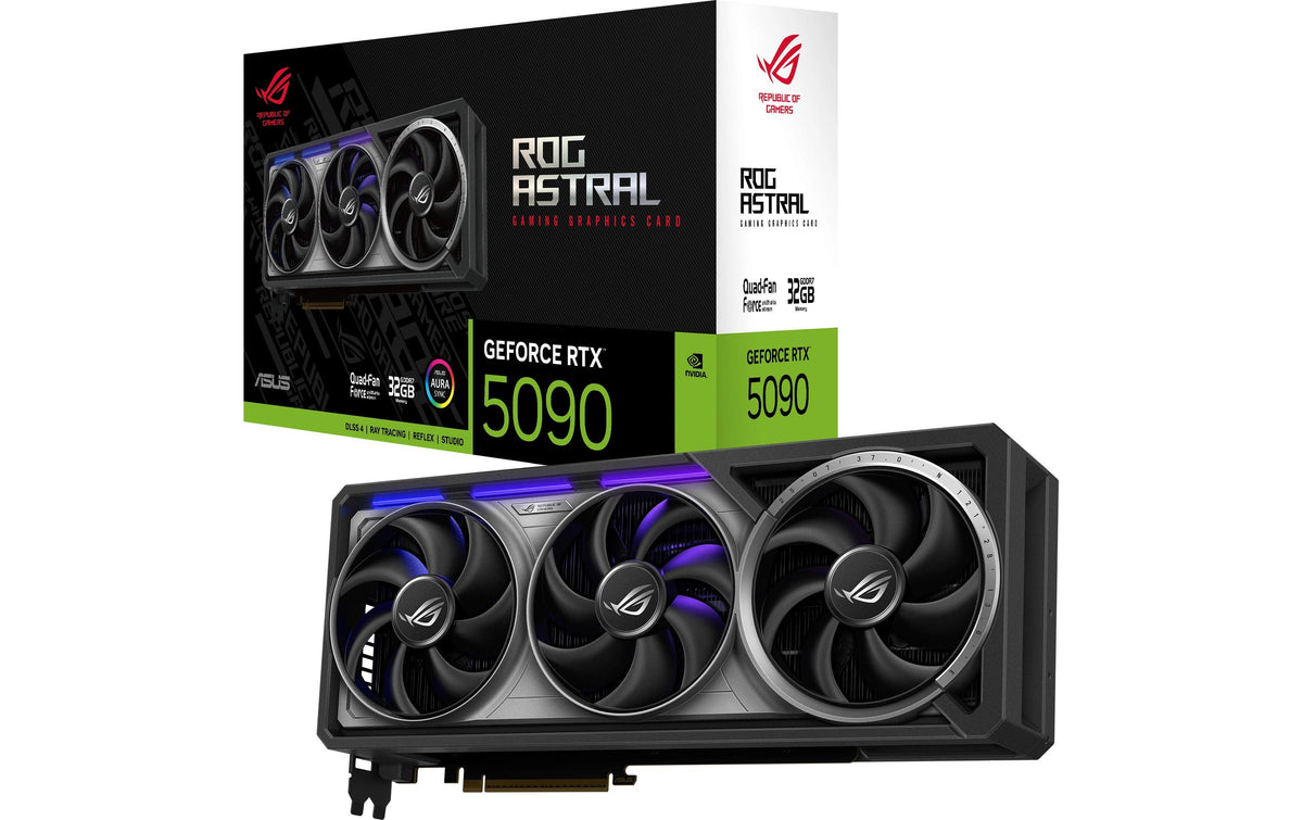 ASUS ROG Astral RTX5090 32G GAMING – PCIe Grafikkarte – 3×DisplayPort, 2×HDMI, PCIe 5.0, 1×16‑Pin