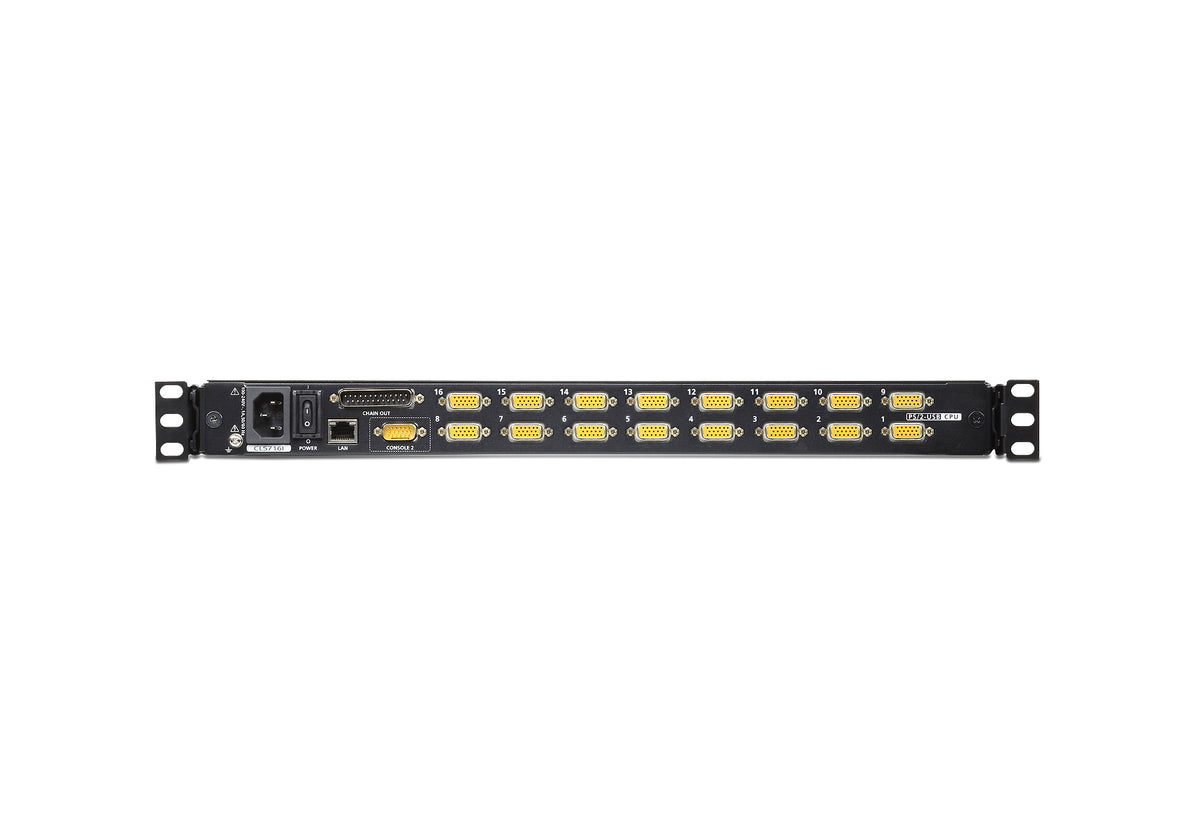 ATEN CL5716iN – 16-Port VGA KVM-over-IP Switch – 1280 × 1024/75 Hz, USB/PS/2, Rack 1U