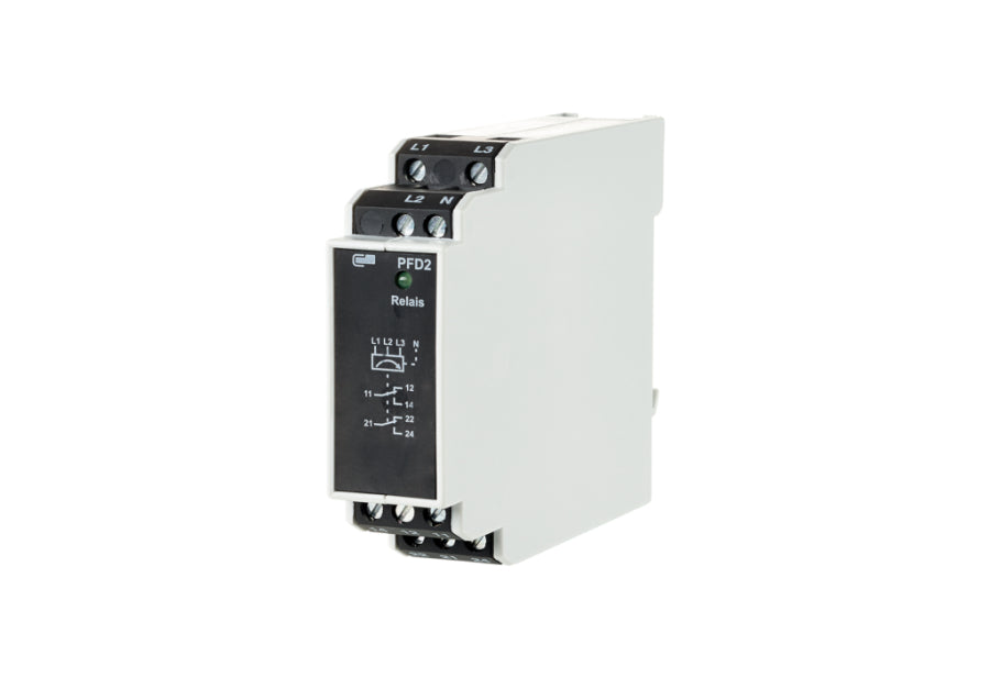 METZ CONNECT Phasenüberwachungsrelais – 400 V, 6 A, 3-phasig – PFD2-E12