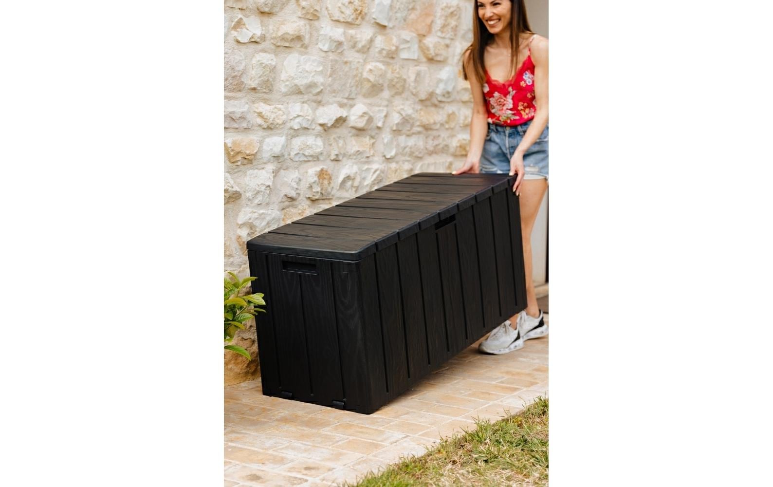 Toomax Aufbewahrungsbox 270 l – Polypropylen – Anthrazit – 560 × 450 × 1175 mm