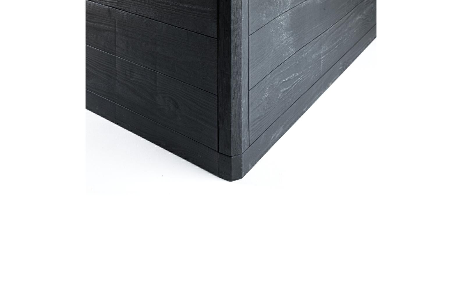 Toomax Aufbewahrungsbox 160 l (mit Deckel) – Polypropylen – Grau – UV-beständig, für Aussen