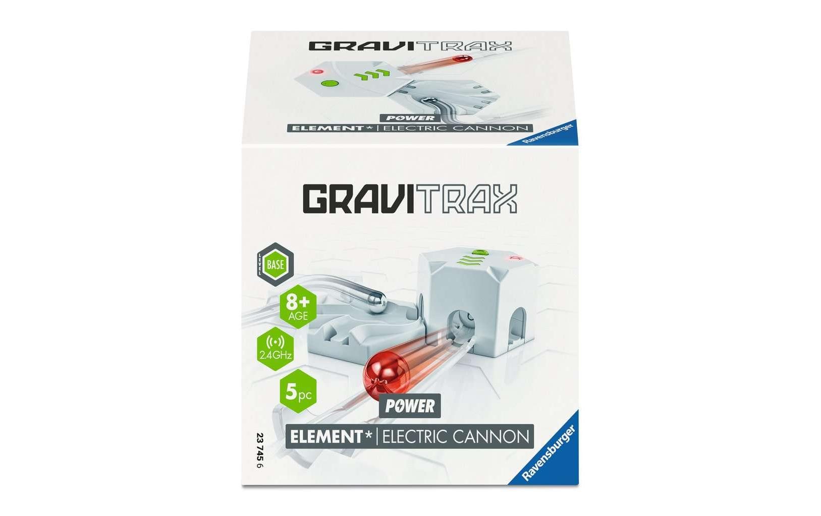 Ravensburger GraviTrax POWER Elektrische Kanone – 5-teilig – ab 8 Jahren – Kunststoff