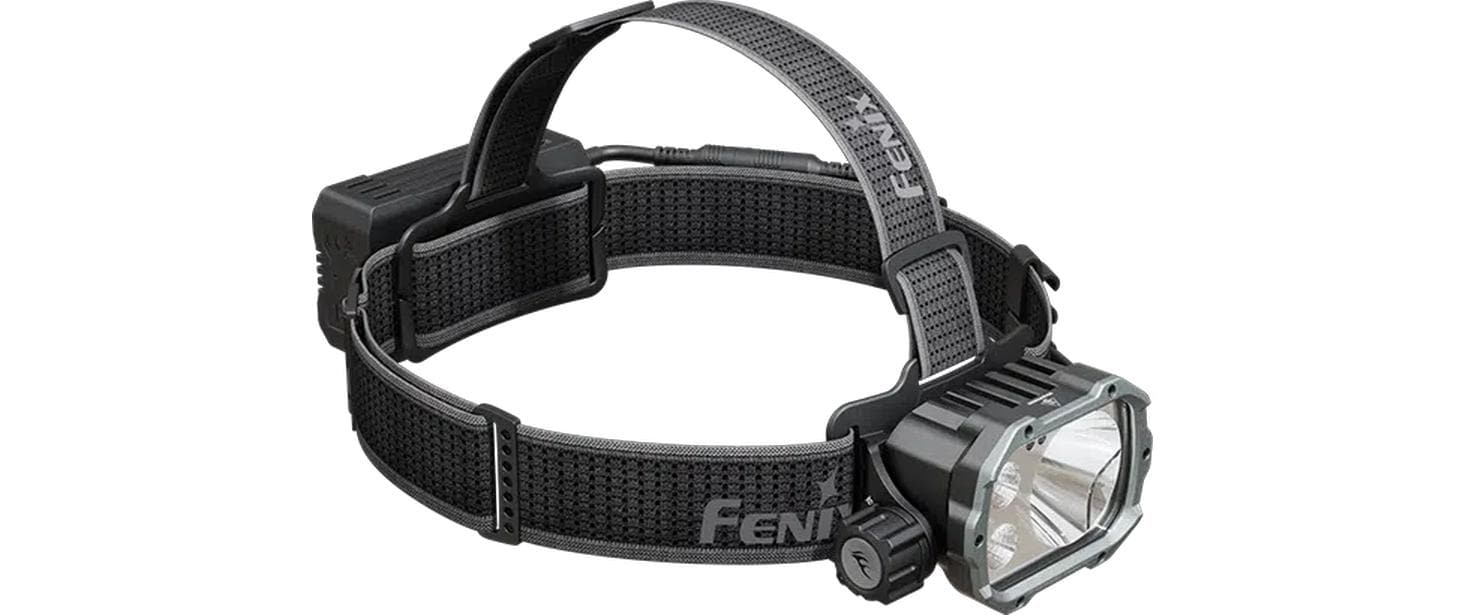 Fenix Stirnlampe HP35R – 4000 lm, 450 m, IP66, Laufzeit 500 h – Schwarz