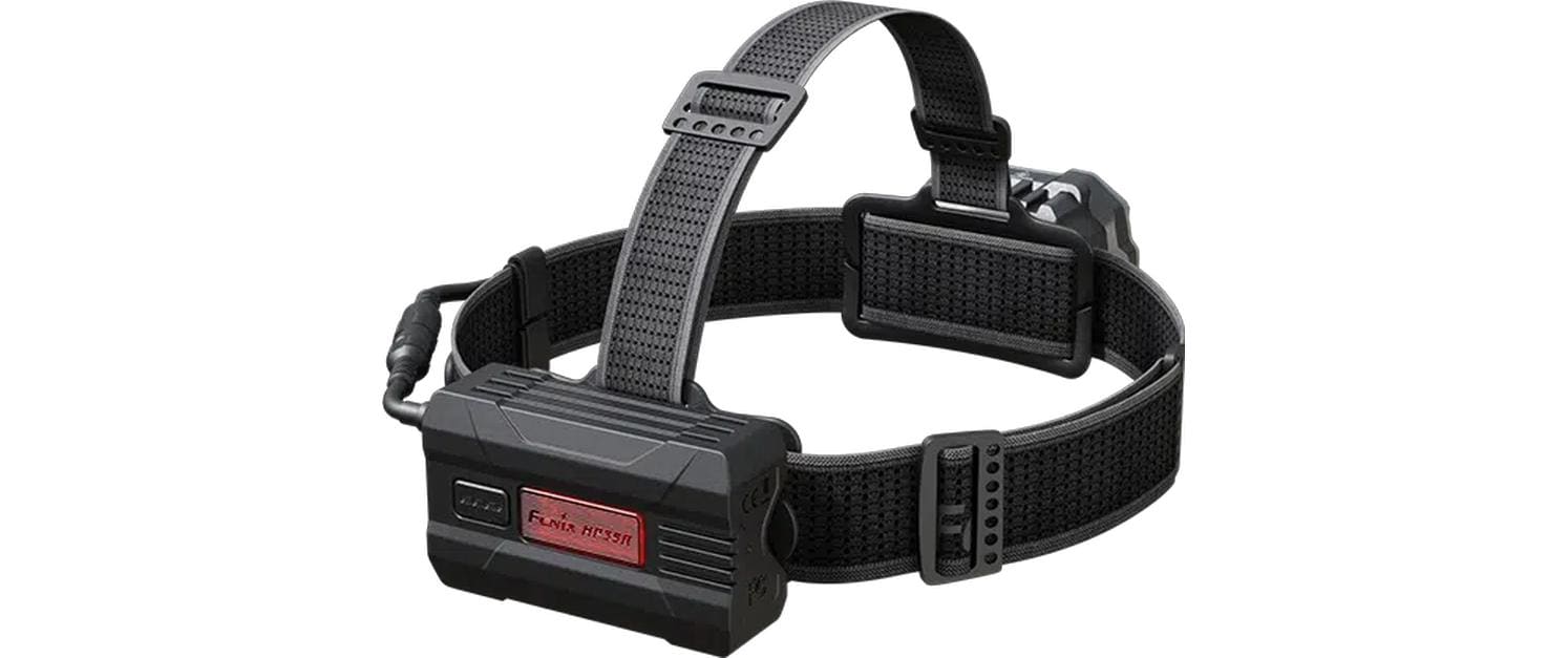 Fenix Stirnlampe HP35R – 4000 lm, 450 m, IP66, Laufzeit 500 h – Schwarz