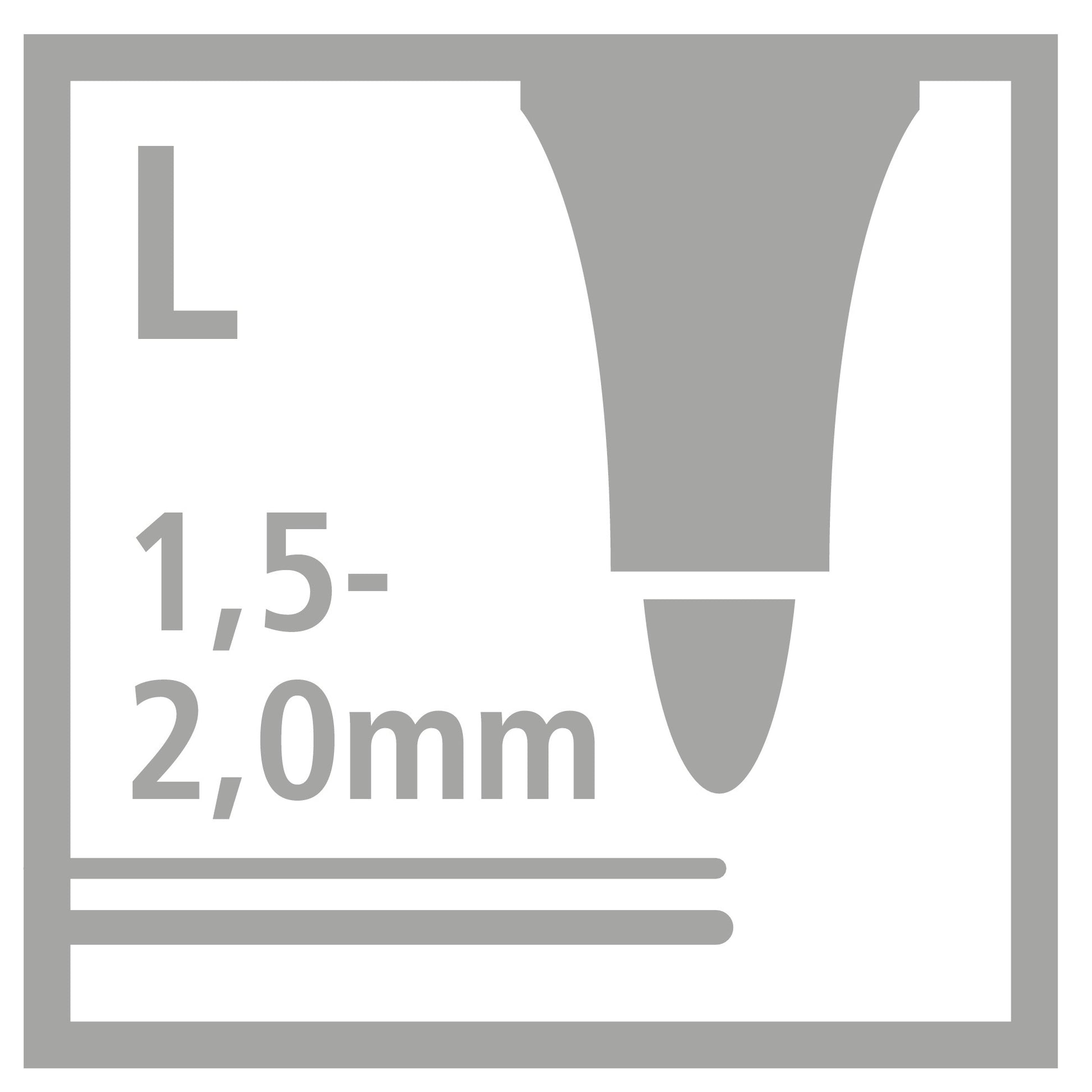 STABILO Filzstifte Trio Scribbi, Strichbreite 1,5–2 mm, auswaschbar, 8 Farben