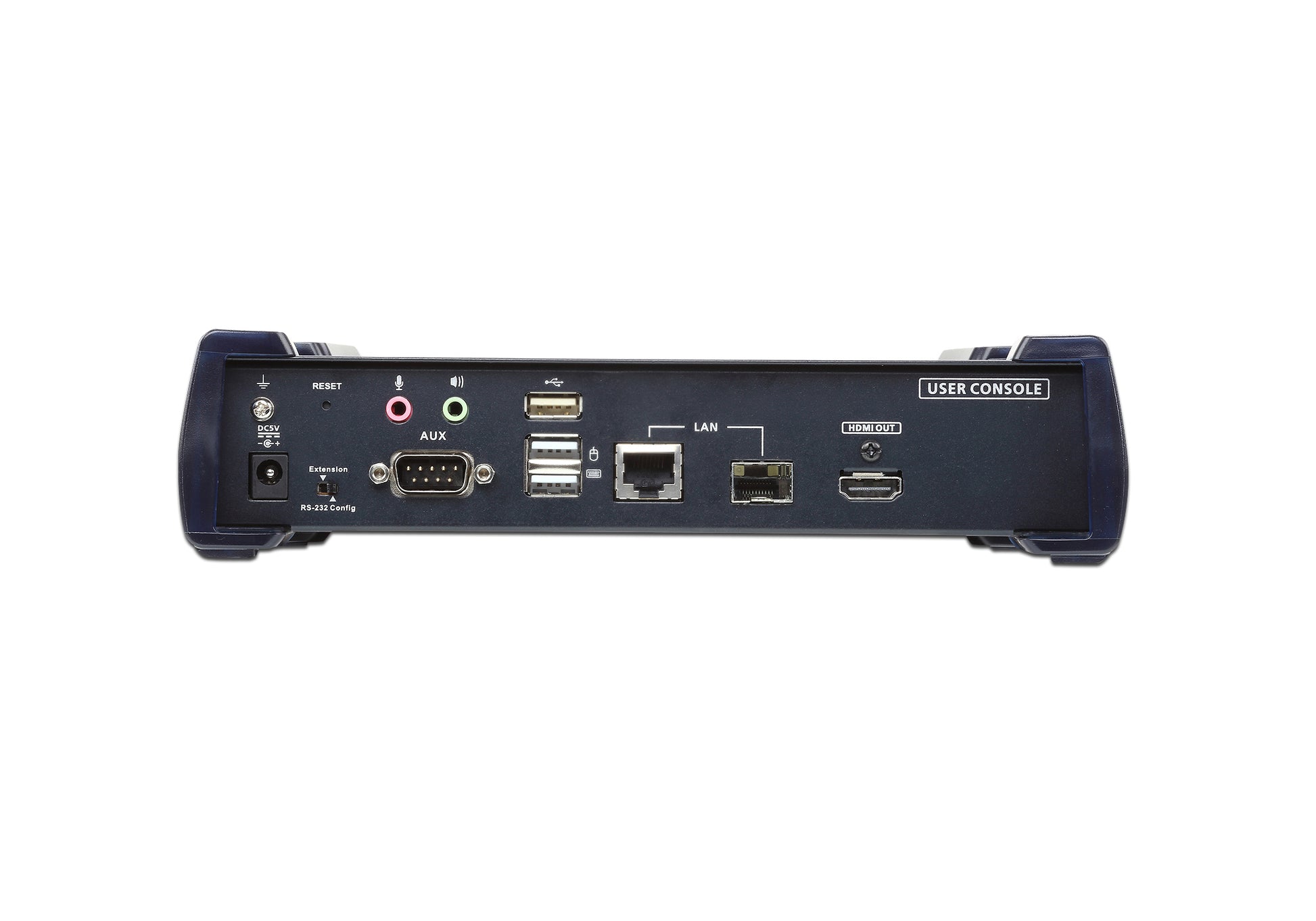 ATEN KE8950R – HDMI KVM-Empfänger (über IP), 4K@30 Hz, 1 Gbit/s SFP, USB, HDCP 1.4, Schwarz