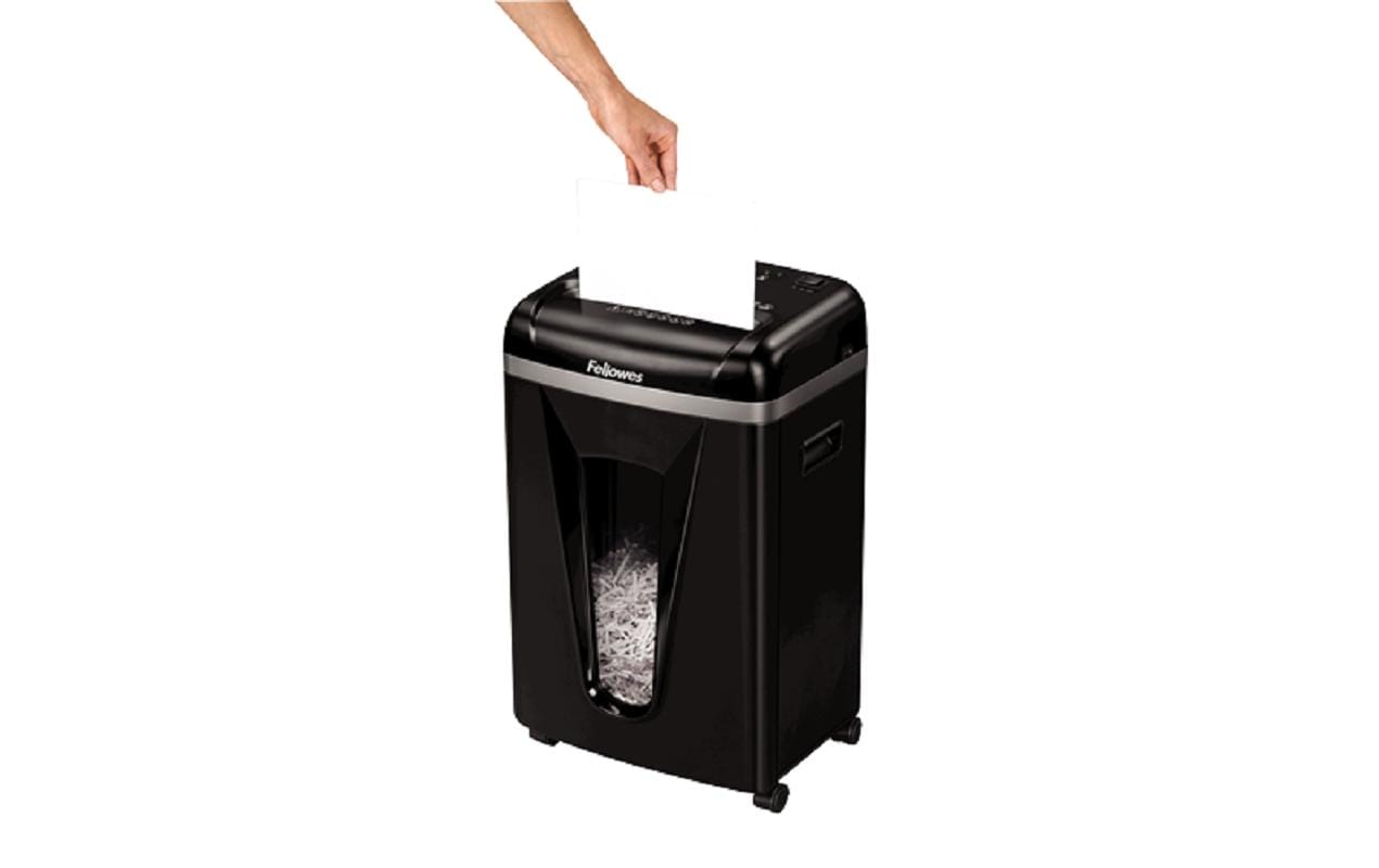 Fellowes AutoMax 450C – Aktenvernichter mit Autofeed 450 Blatt, DIN P-4, Partikelschnitt 4 × 38 mm, 68 l