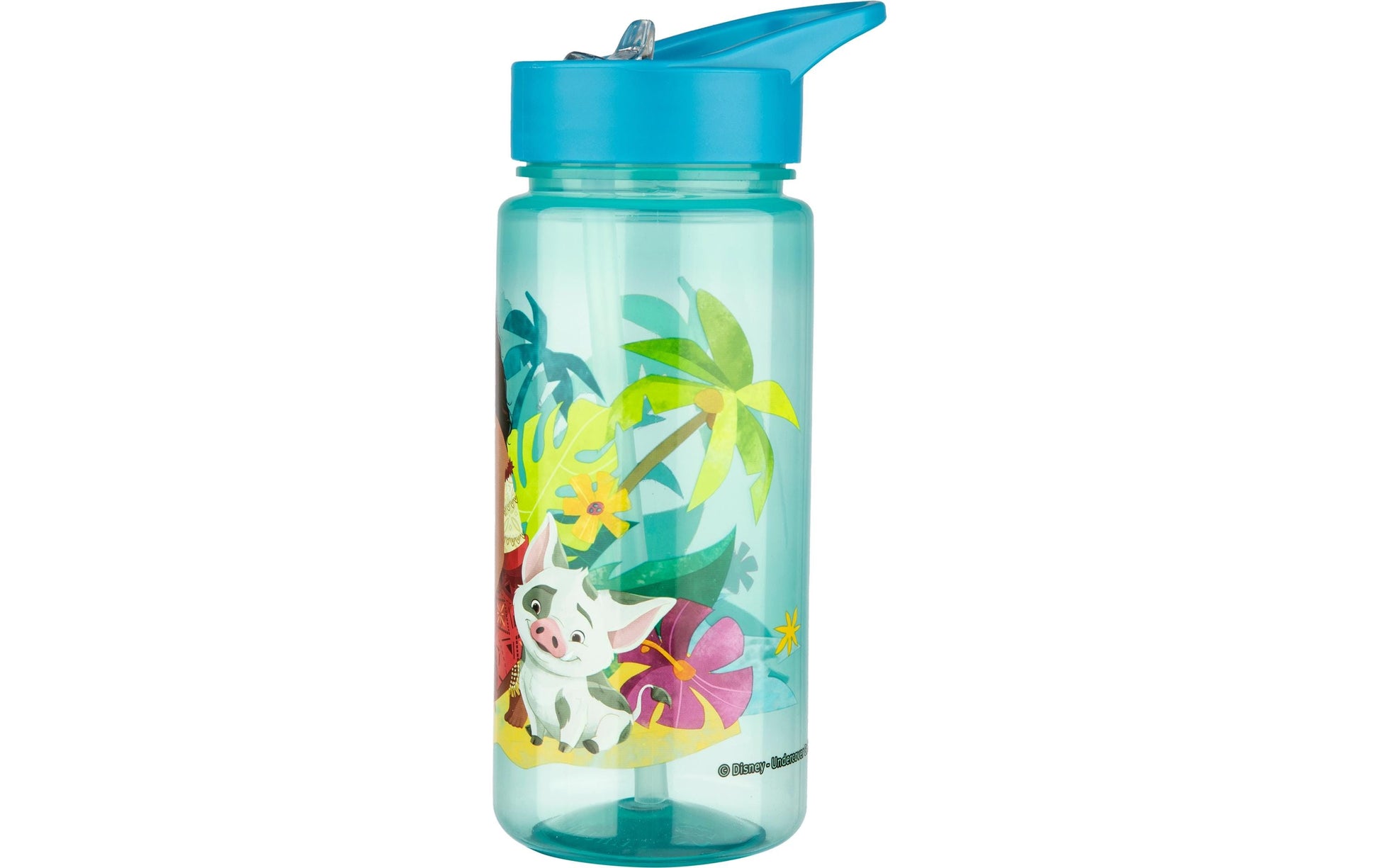 Scooli Vaiana 2 Kindertrinkflasche 500 ml – mit Strohhalm, Kunststoff, Aktivdeckel