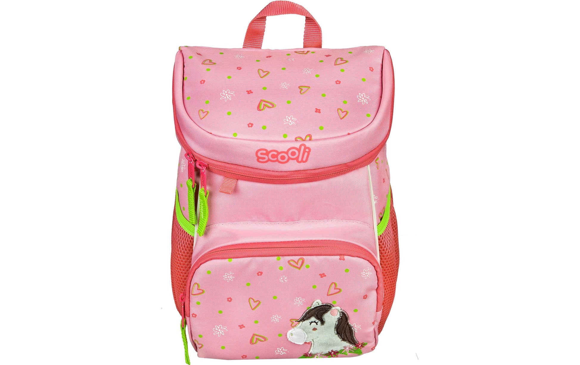 Scooli Kindergartenrucksack – 8 l, rPET, Rosa, Tiere