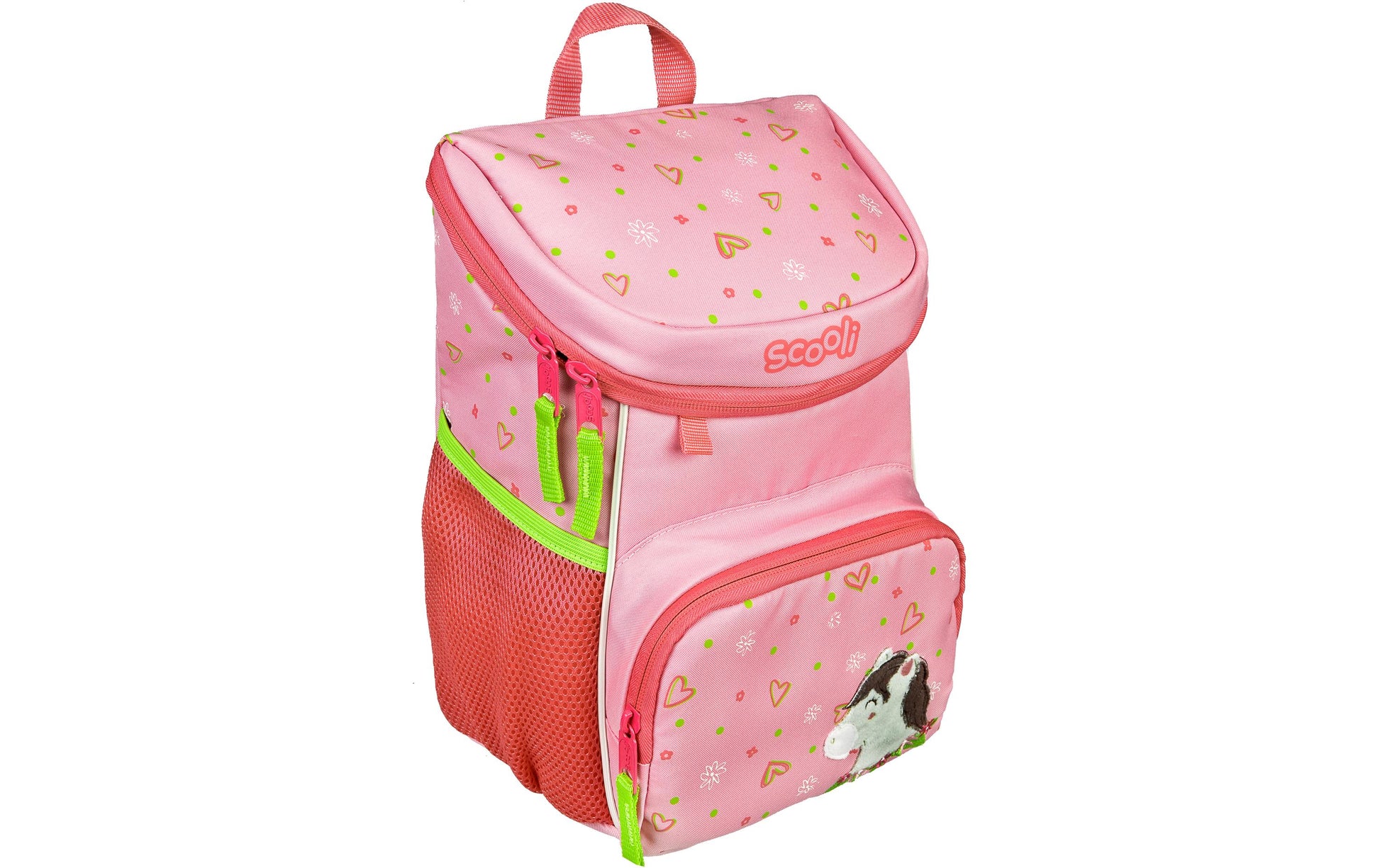 Scooli Kindergartenrucksack – 8 l, rPET, Rosa, Tiere
