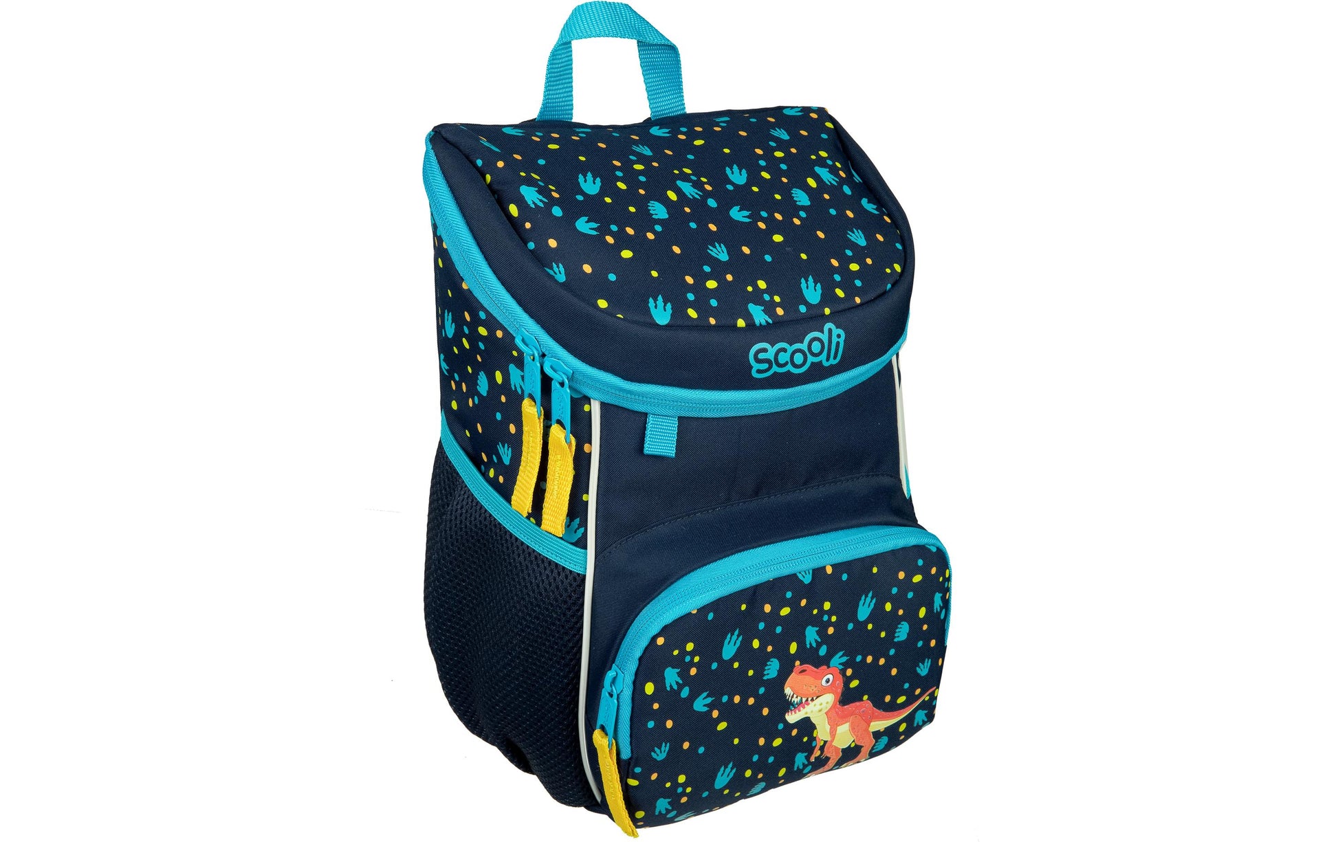 Scooli Kindergartenrucksack – 8 l, wasserabweisend, reflektierend, rPET-Polyester – Dunkelblau, Tiere