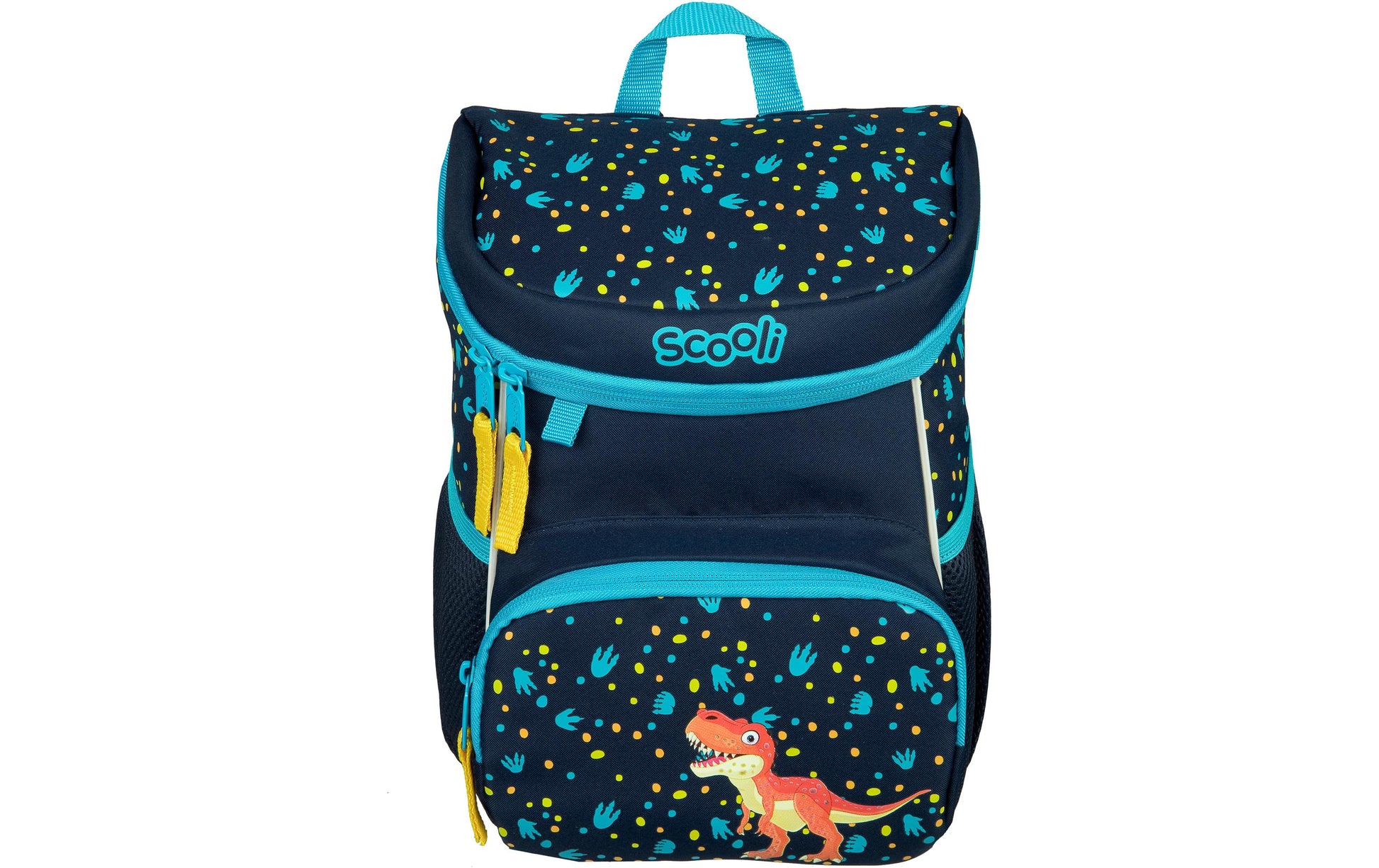 Scooli Kindergartenrucksack – 8 l, wasserabweisend, reflektierend, rPET-Polyester – Dunkelblau, Tiere