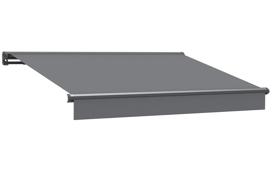 Contini Markise mit Solar – 395 × 300 cm, anthrazit, Metall/Polyester