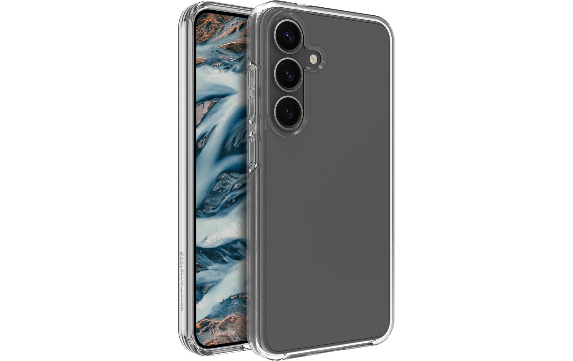 dbramante1928 Iceland Pro Backcover – für Samsung Galaxy S25, Kunststoff, Transparent, bis 3 m Sturzschutz