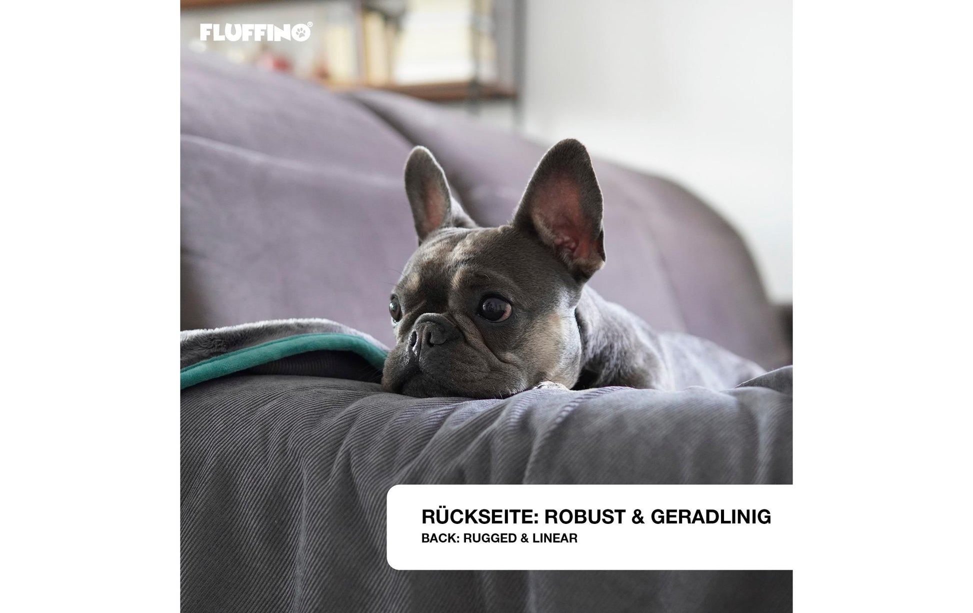 Fluffino Wohndecke – Grau – 100 × 150 cm