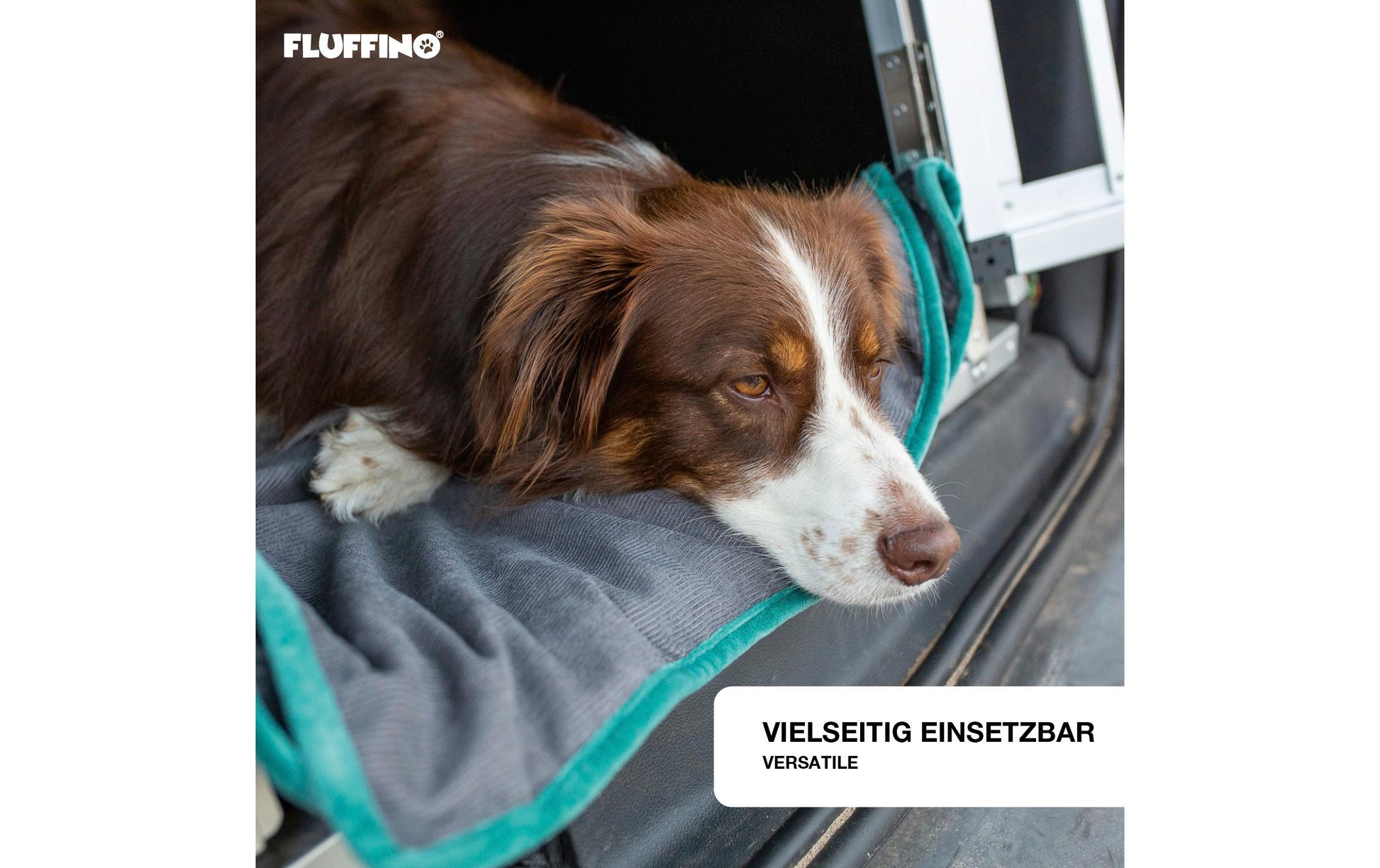 Fluffino Wohndecke – Grau – 100 × 150 cm