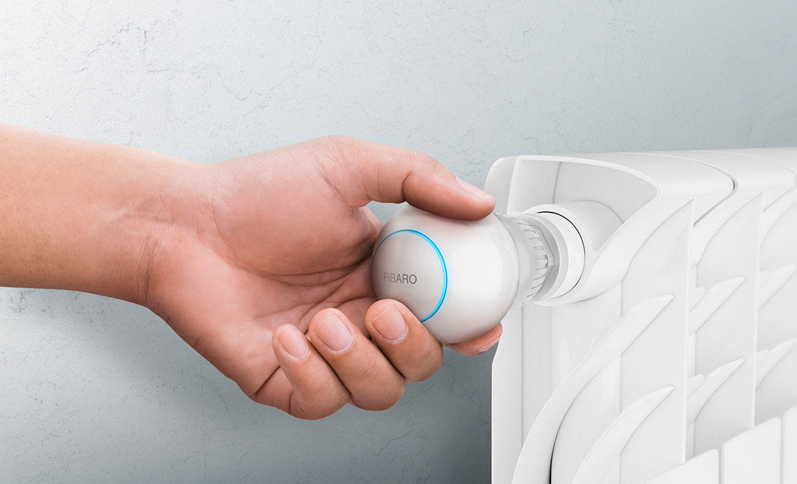 Fibaro FGT-001 – Heizkörperthermostat – 0,5 °C Genauigkeit, Smartphone-Fernsteuerung – für Android, iOS
