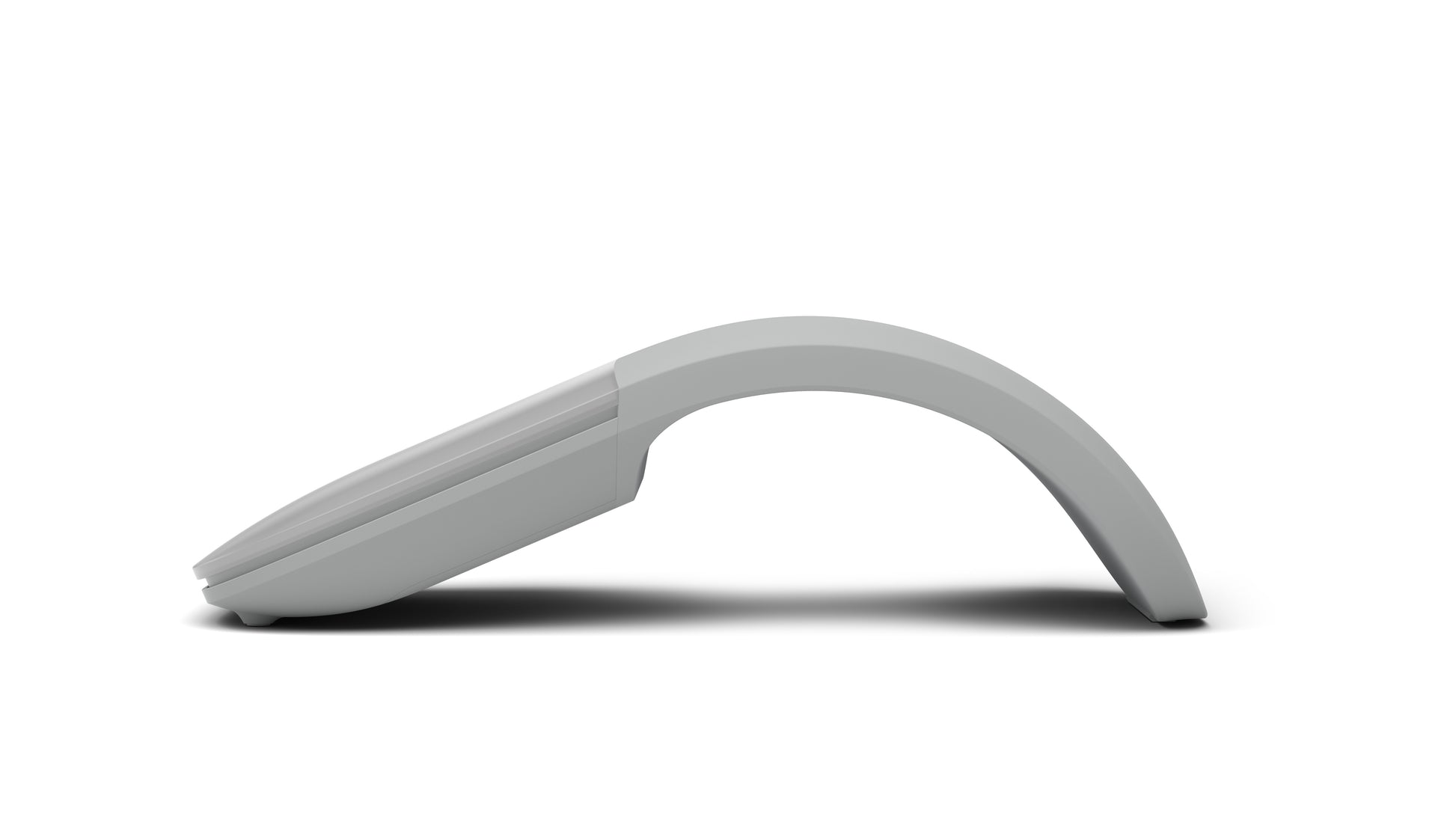 Microsoft Surface Arc Mouse – Maus – Kabellos (Bluetooth), 1000 DPI, beidhändig, Grau