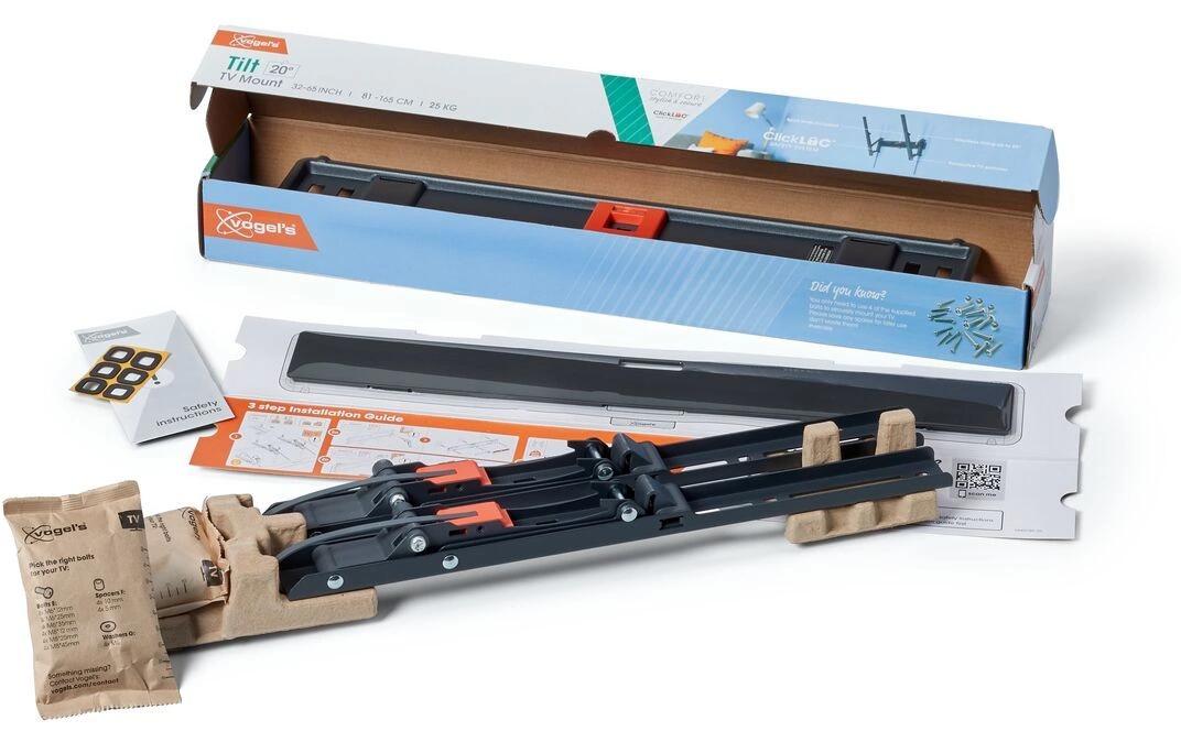 Vogel's 6VO TVM 3415B – Wandhalterung, neigbar, für 37", VESA 300×300, bis 25 kg, schwarz
