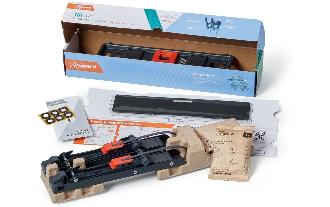 Vogel's Vogels 6VO TVM 3215B – Wandhalterung, neigbar, für 26", VESA 100×200, bis 15 kg, schwarz