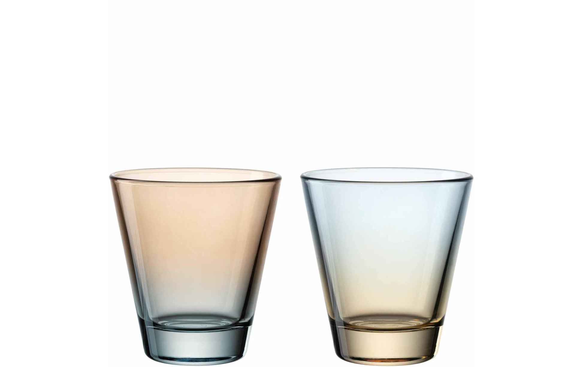 LEONARDO Sole Trinkglas – 0,22 l, Glas, Mehrfarbig, Spülmaschinenfest, Lackiert, 6 Stück