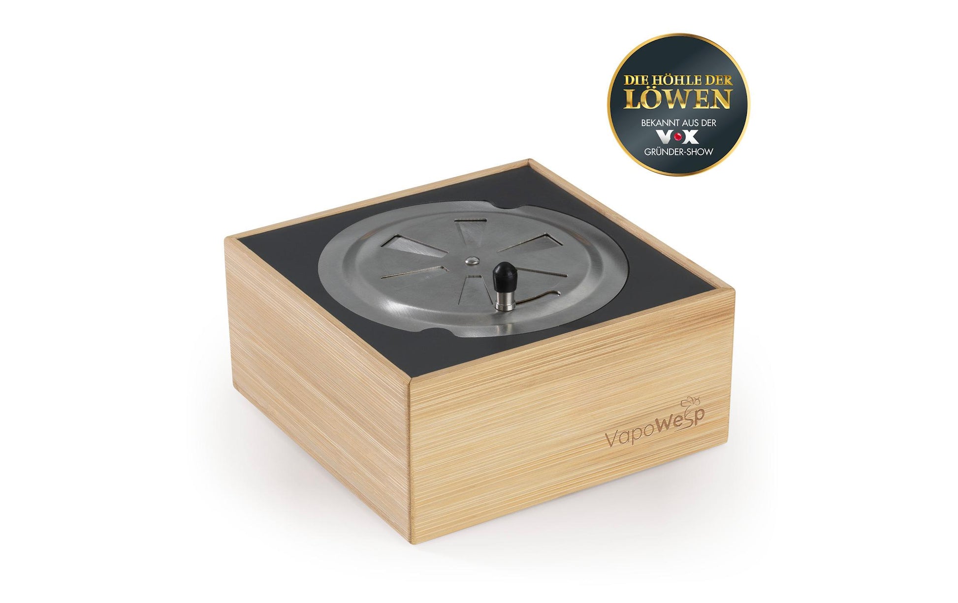 Vapowesp Insektenfalle Räucherbox – 15 × 7 × 15 cm – Hellbraun – für Wespen
