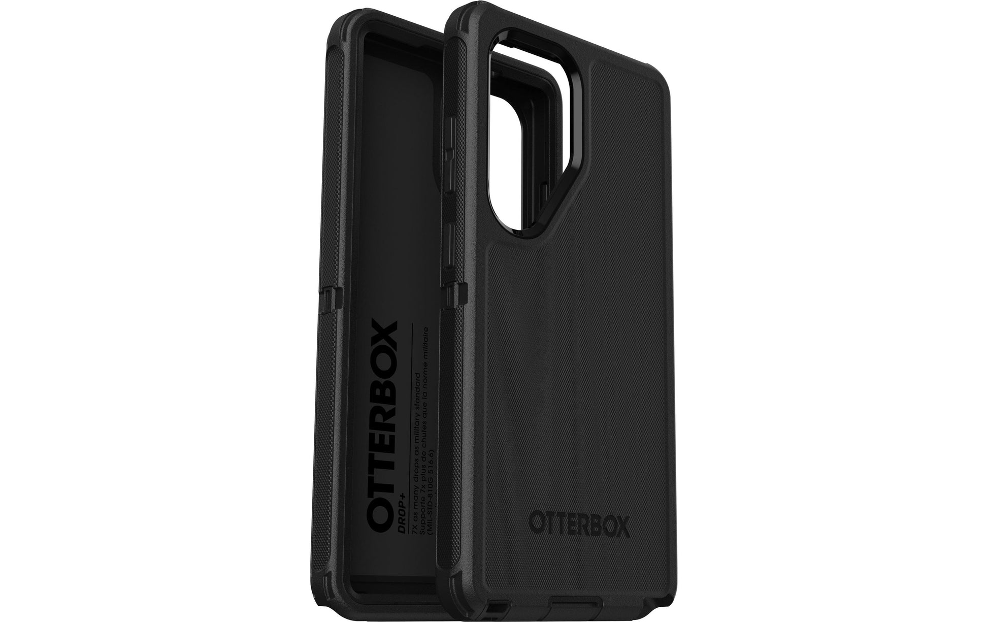 OtterBox Defender Rugged-Case – für Samsung Galaxy S25 Ultra, Kunststoff, Schwarz