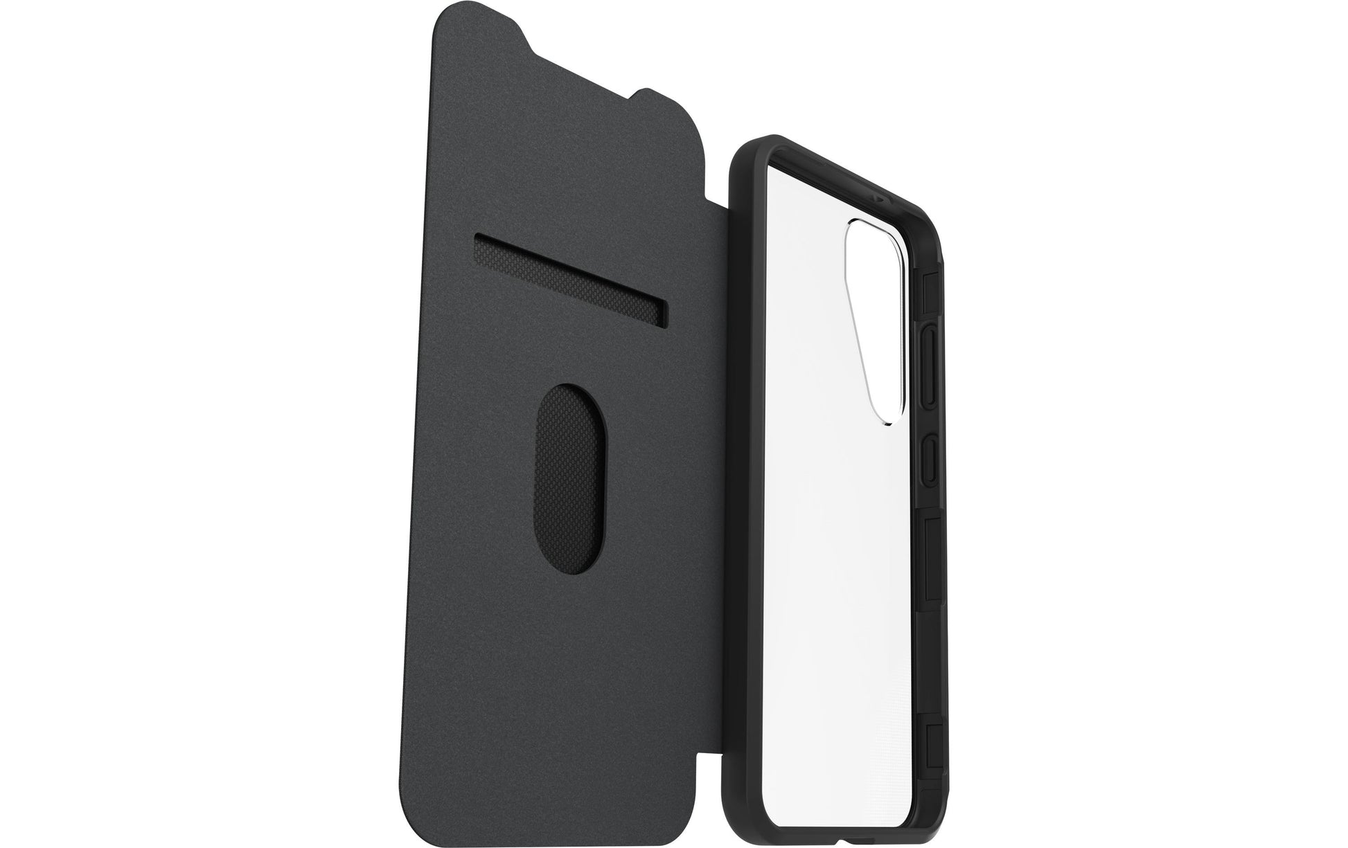 OtterBox React Wallethülle – für Samsung Galaxy S25+, mit Kartenfach, Kunststoff, Schwarz