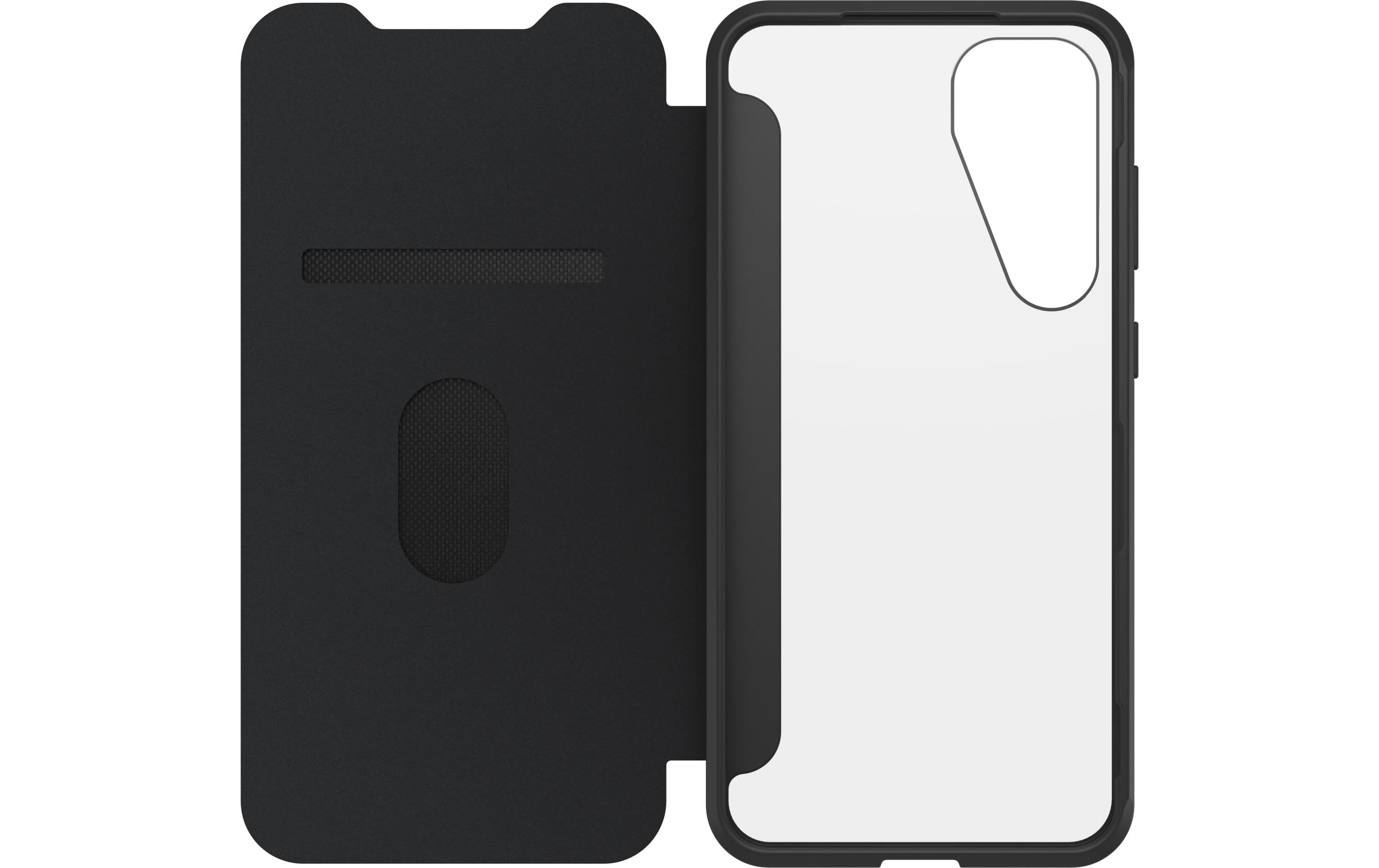 OtterBox React Wallethülle – für Samsung Galaxy S25+, mit Kartenfach, Kunststoff, Schwarz