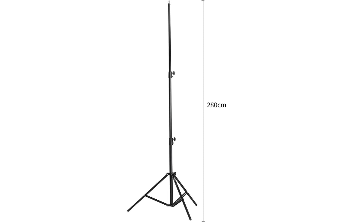 SmallRig LA-S280 Leuchtenstativ – bis 280 cm – Traglast 5 kg – Schwarz