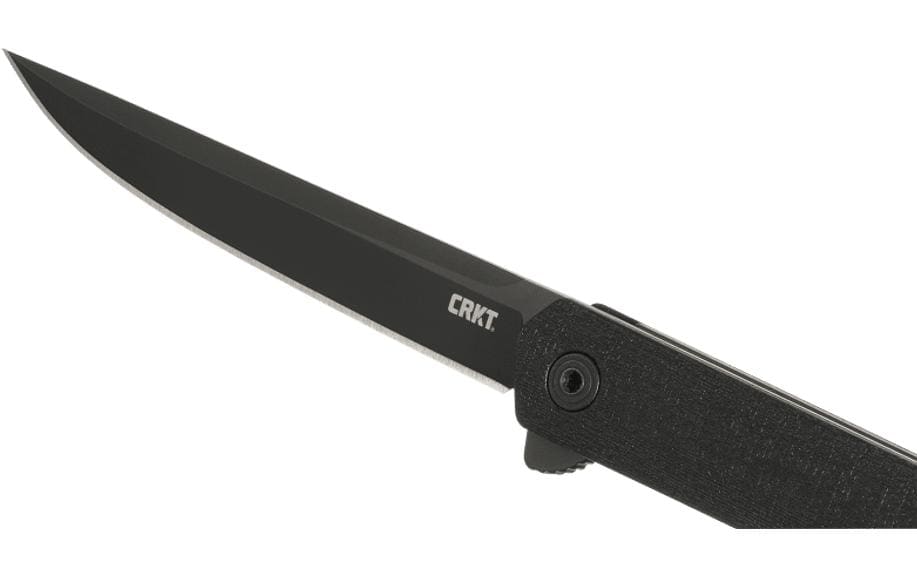 CRKT CEO Flipper – Klappmesser 85 mm, Liner-Lock, Schwarz