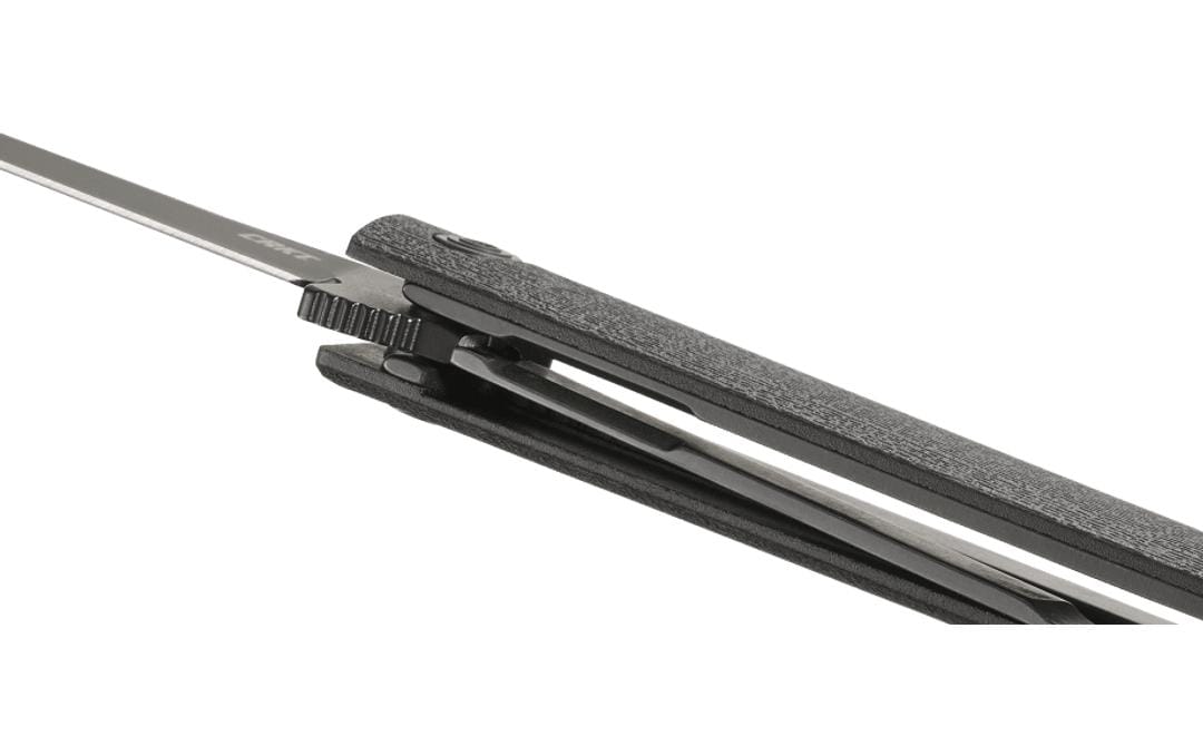 CRKT CEO Flipper – Klappmesser 85 mm, Liner-Lock, Schwarz