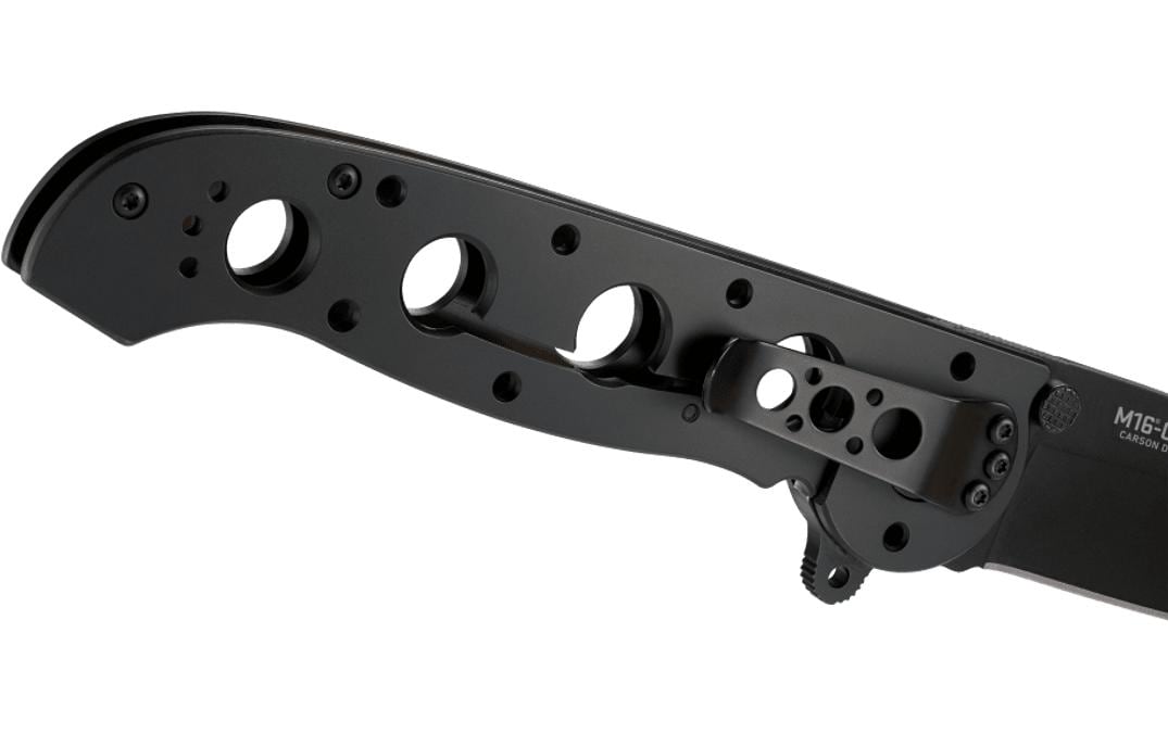 CRKT M16-04KS Carson – Klappmesser 98 mm, Edelstahlgriff, Frame-Verriegelung, schwarz