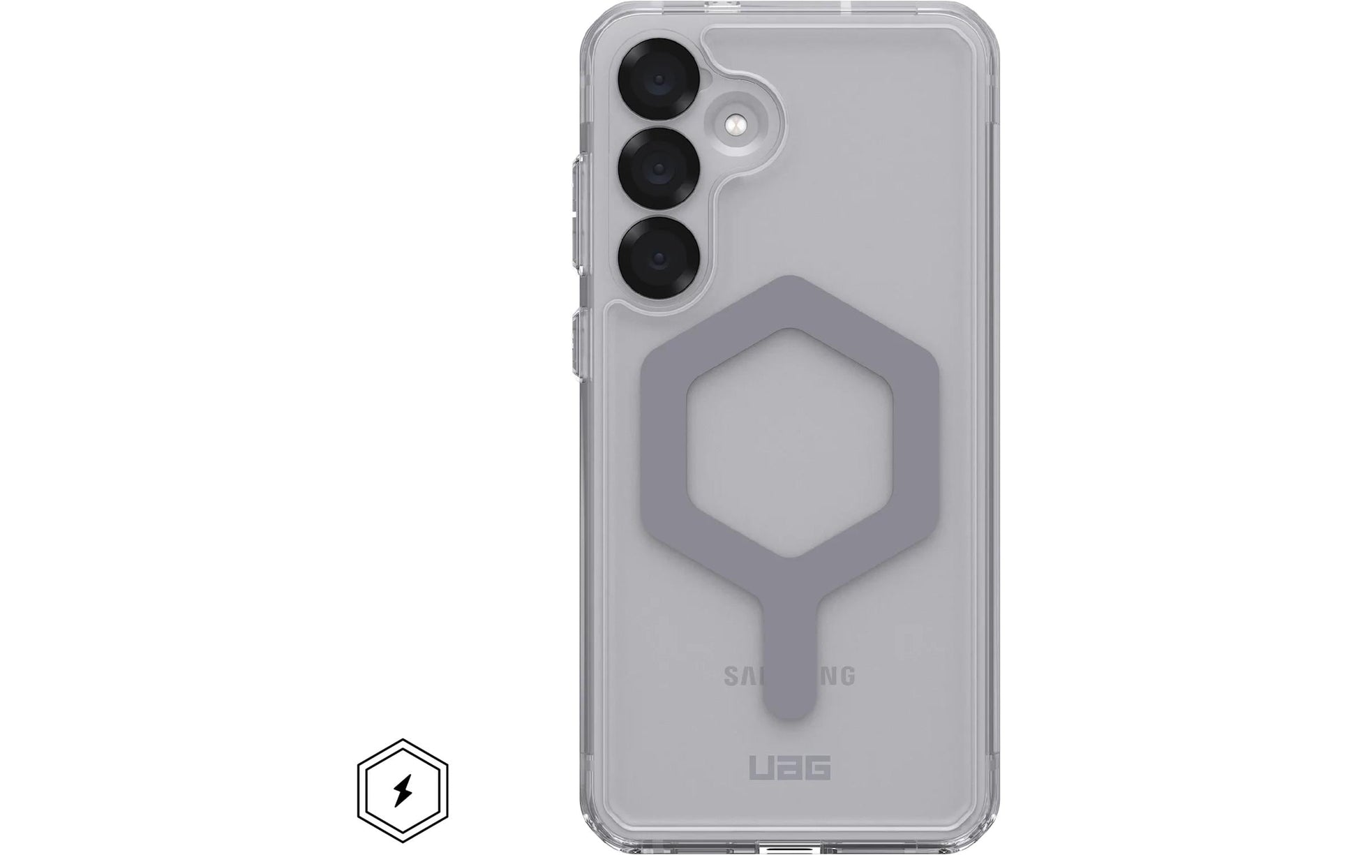 Urban Armor Gear UAG Plyo Pro – Rückcover – für Samsung Galaxy S25 Plus, TPU, Silber/Transparent, bis 4,8 m Sturzsicher