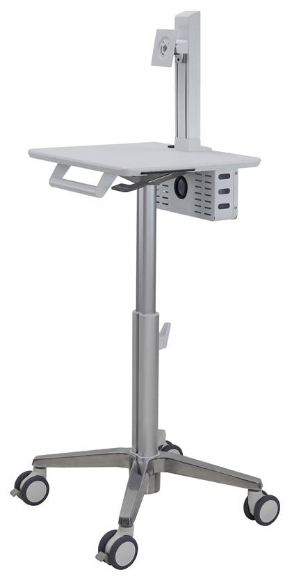 Ergotron StyleView – Monitorwagen für Monitore bis 24", höhenverstellbar 76,8–117,5 cm, weiss
