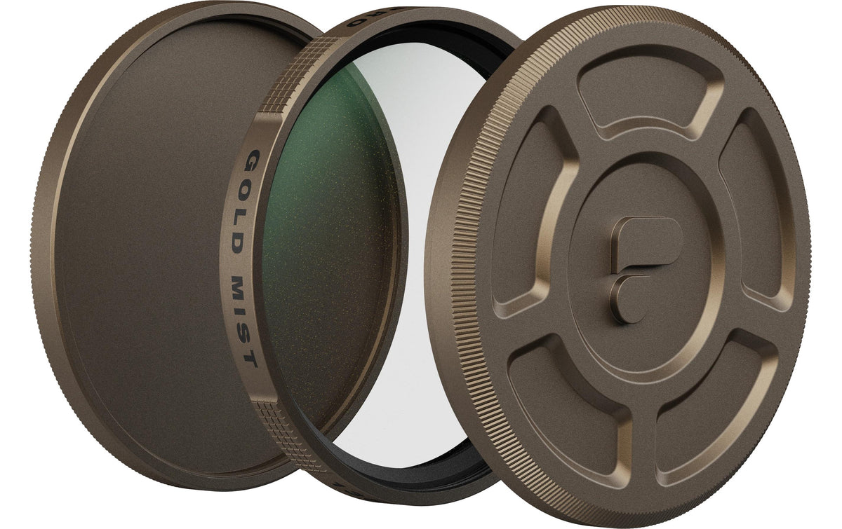 PolarPro McKinnon 135 Serie Objektivfilter – Gold Mist + Polarisator – 49 mm – Gold