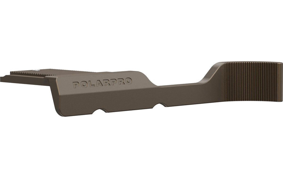 PolarPro ThumbGrip Kamerahalterung – Aluminium – für Fuji X100V, X100VI – Bronze