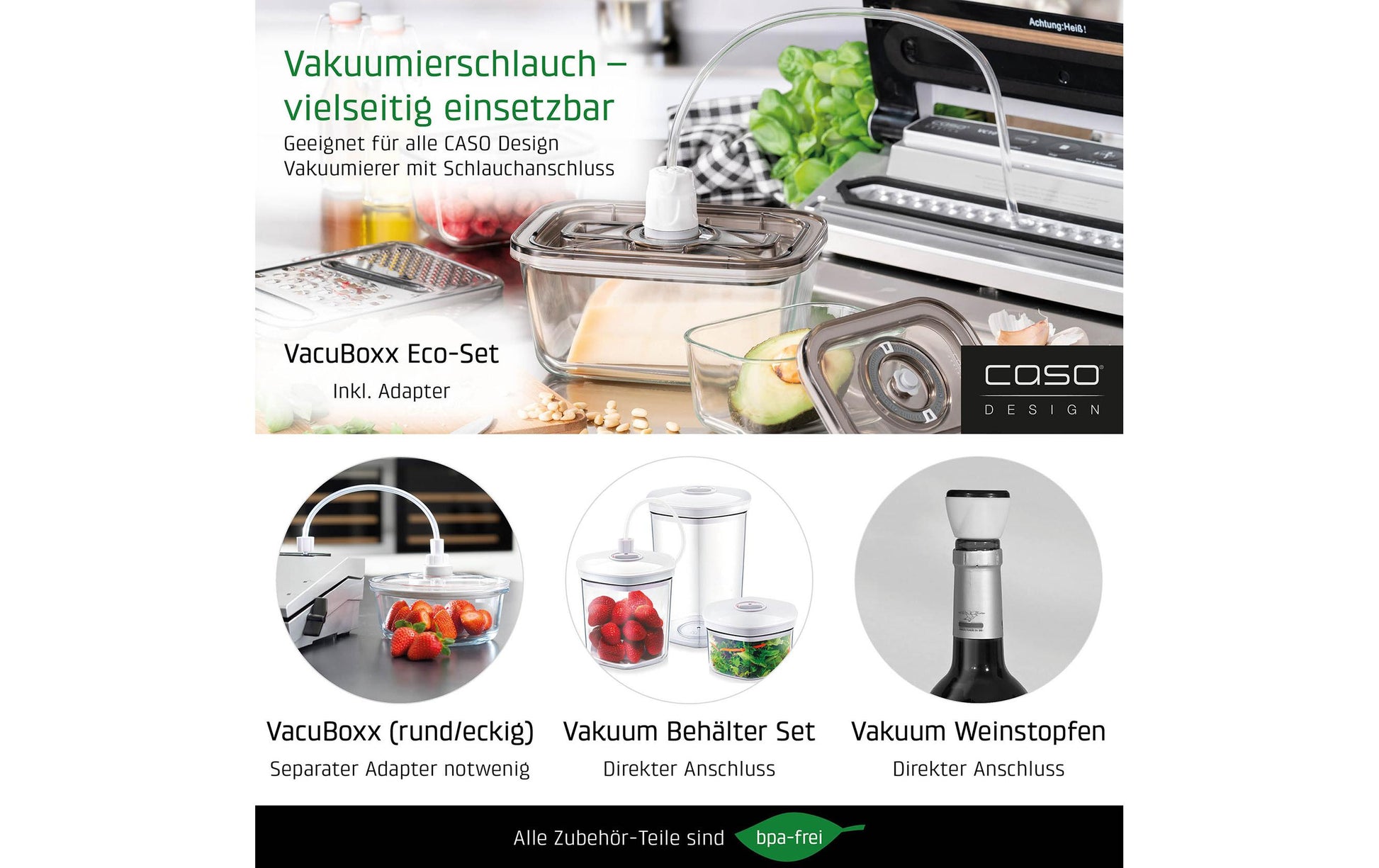 Caso HC 170 Vakuumierer – 110 W, −0,75 bar