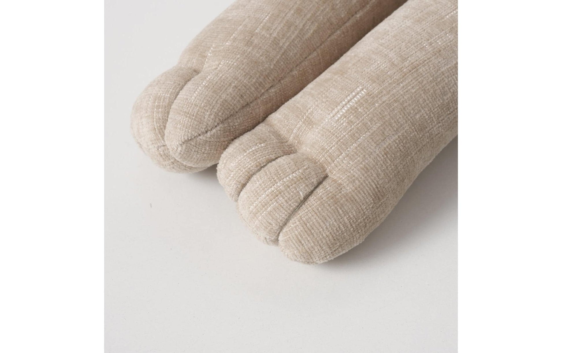 Boltze Türstopper Katze 75,8 × 11,8 × 21,9 cm, Polyester/Sand/Baumwolle, Grau/Beige, für Türen