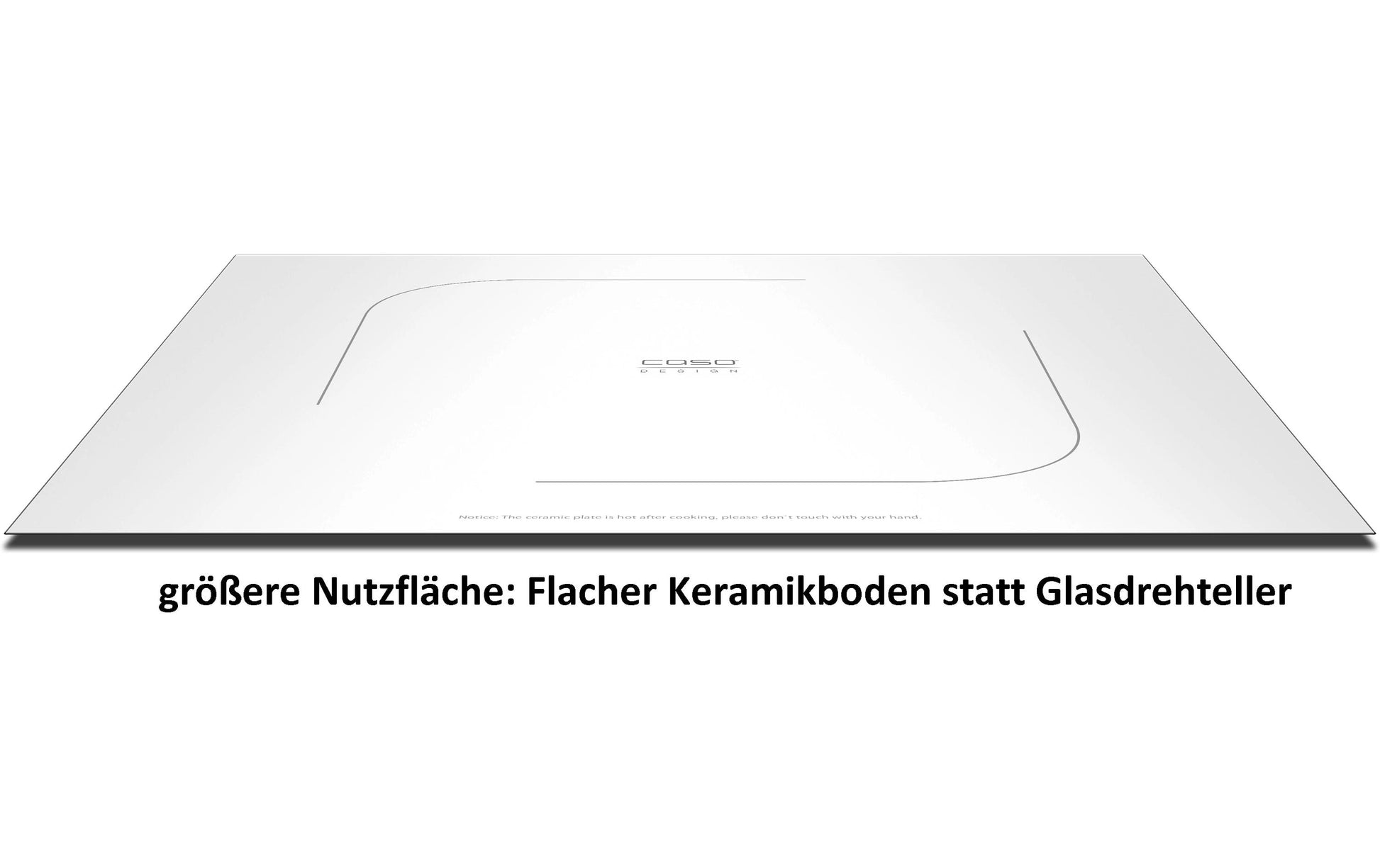 Caso Kombi-Mikrowelle MCG 25 Ceramic Chef – 25 l, Grill & Heissluft, 900 W – Schwarz