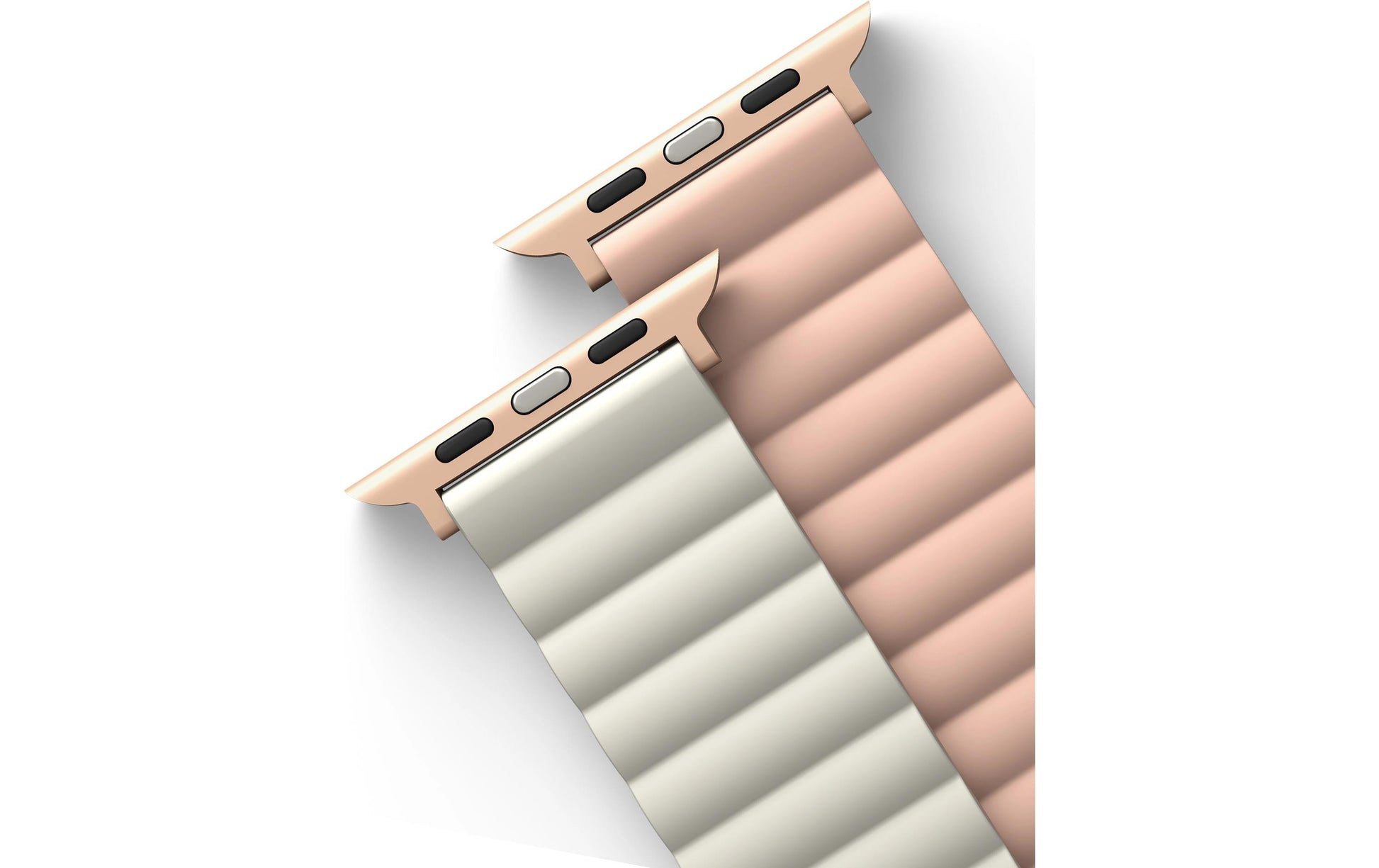 Uniq Revix – Armband – für Apple Watch (diverse Grössen), Pink, 130–210 mm, Silikon