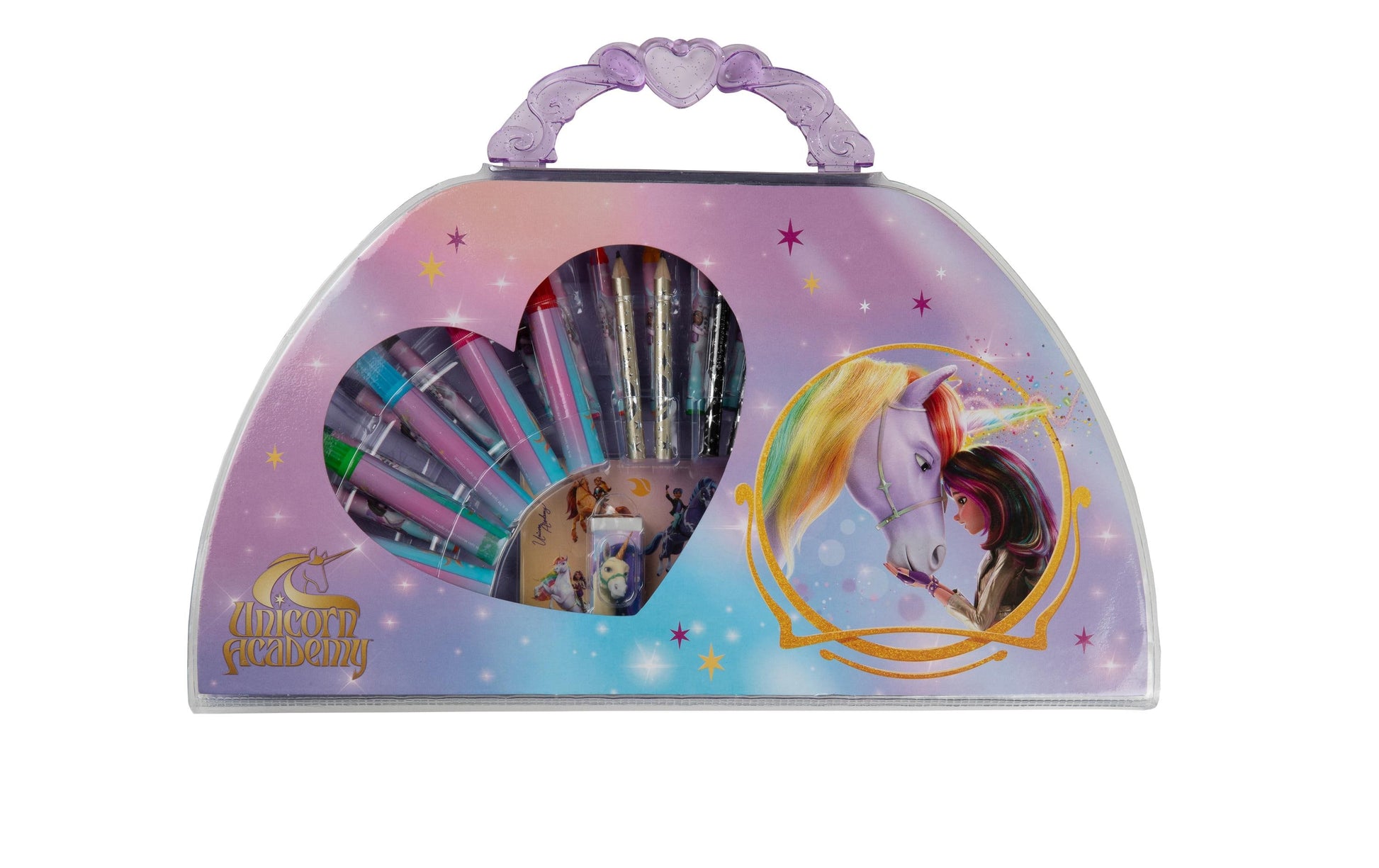 Undercover Unicorn Academy – Reisemalset (Malkoffer) – Einhorn – 51-teilig – ab 11 Jahren