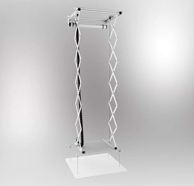Celexon PL-2000 Plus Projektor-Deckenlift – Absenkung 0–196 cm, 30 kg, grau