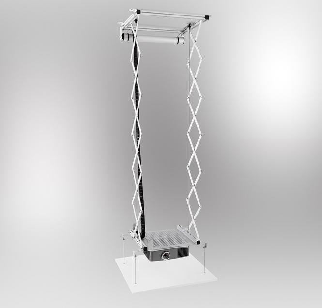 Celexon PL-2000 Plus Projektor-Deckenlift – Absenkung 0–196 cm, 30 kg, grau