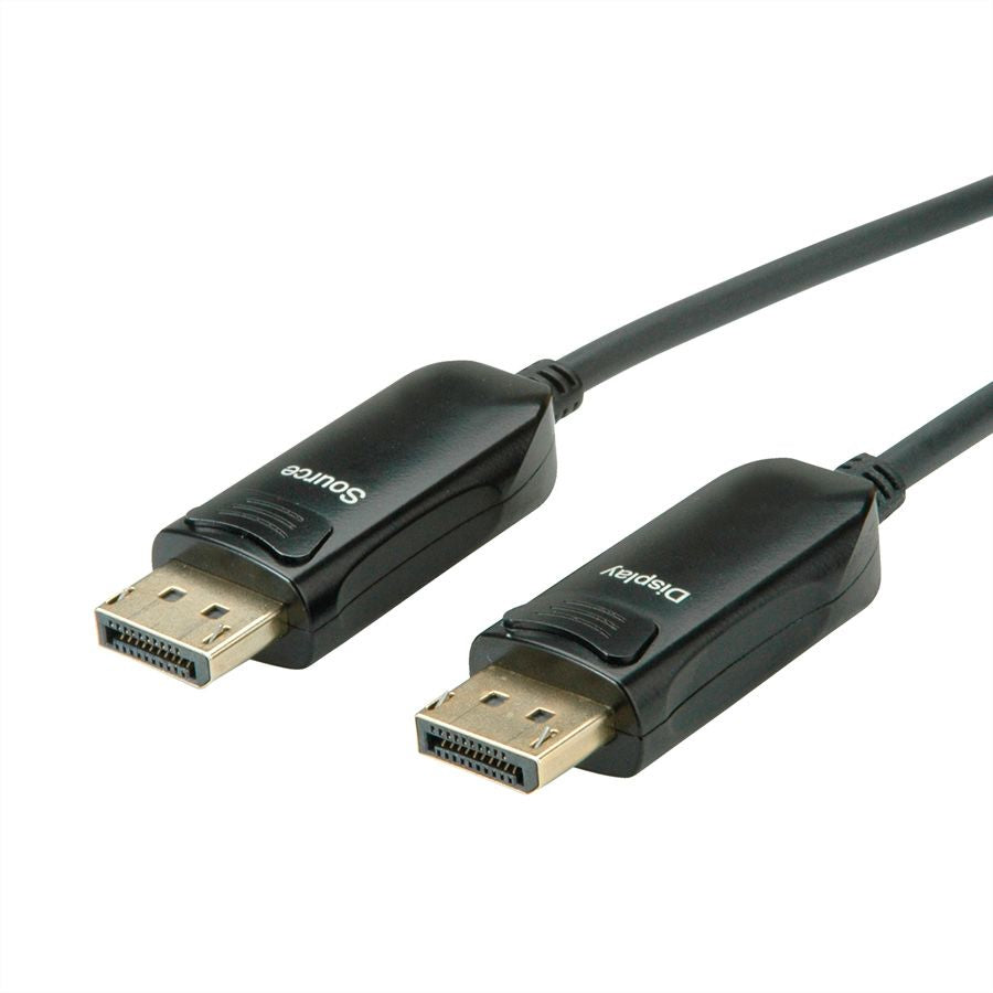 ROLINE DisplayPort Kabel DP 1.4 8K 60 Hz – 50 m – AOC, aktiv