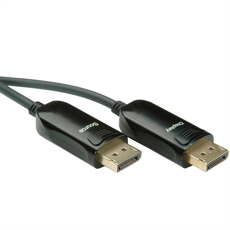 ROLINE DisplayPort Kabel DP 1.4 8K 60 Hz – 30 m – AOC, aktiv