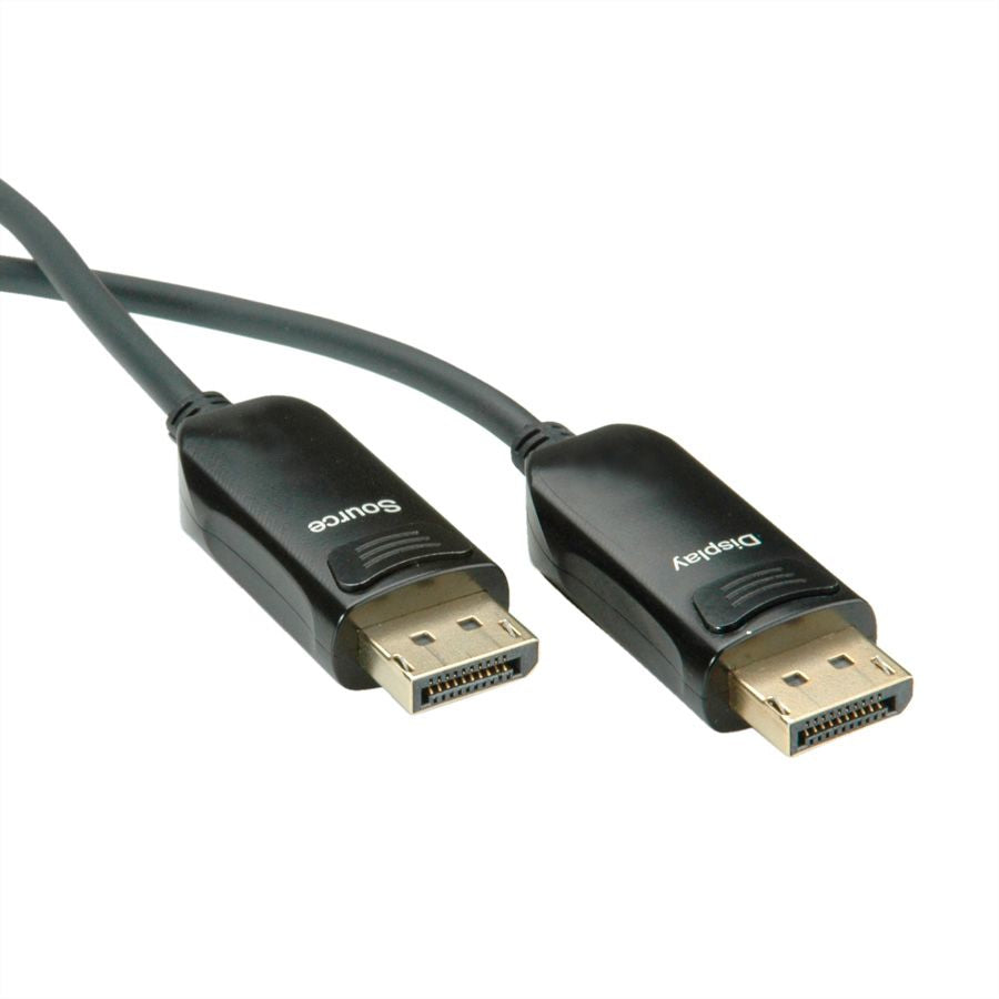ROLINE DisplayPort Kabel DP 1.4 8K 60 Hz – 30 m – AOC, aktiv
