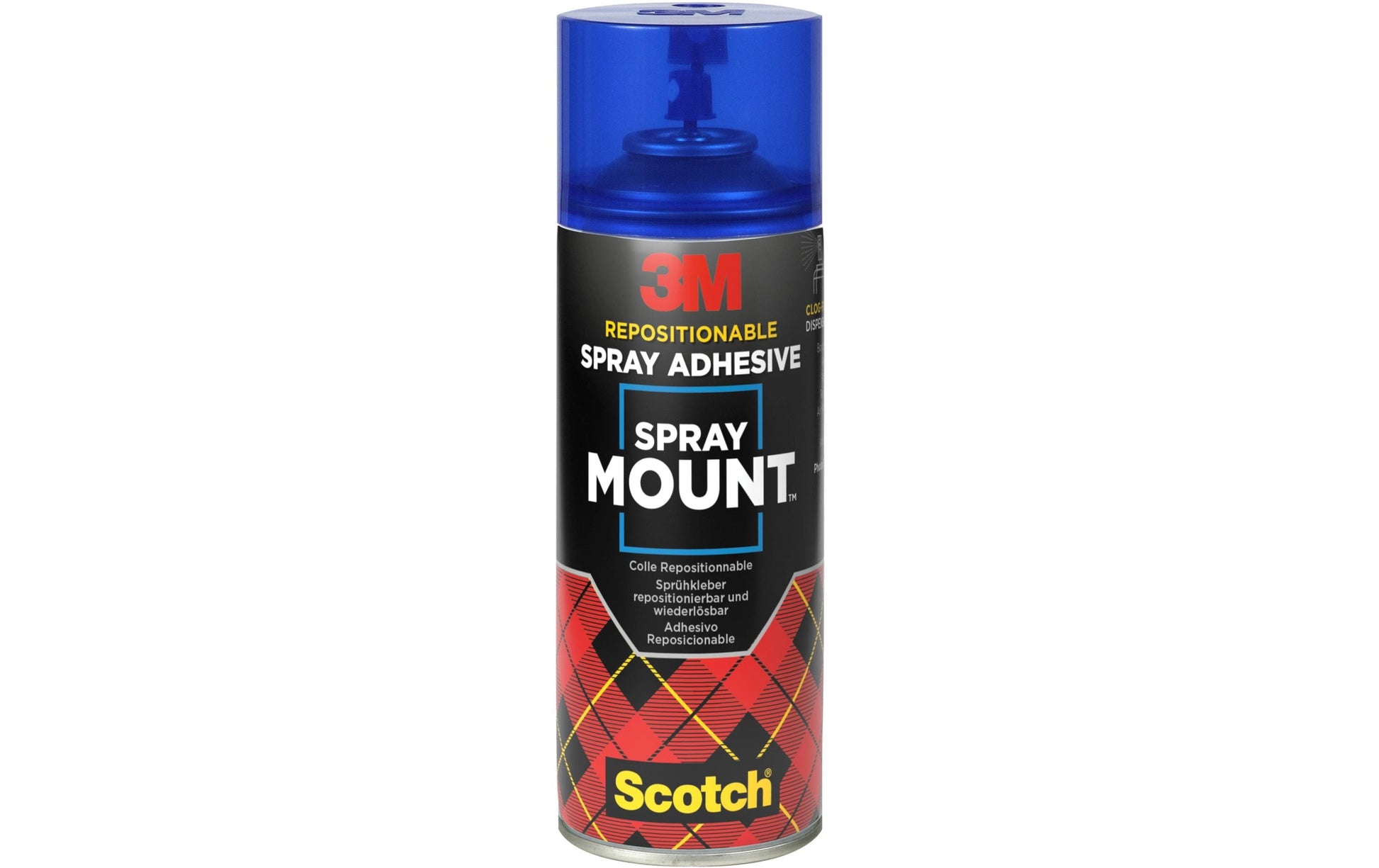 3M Sprühkleber Permanent – 400 ml, Transparent, für Metall