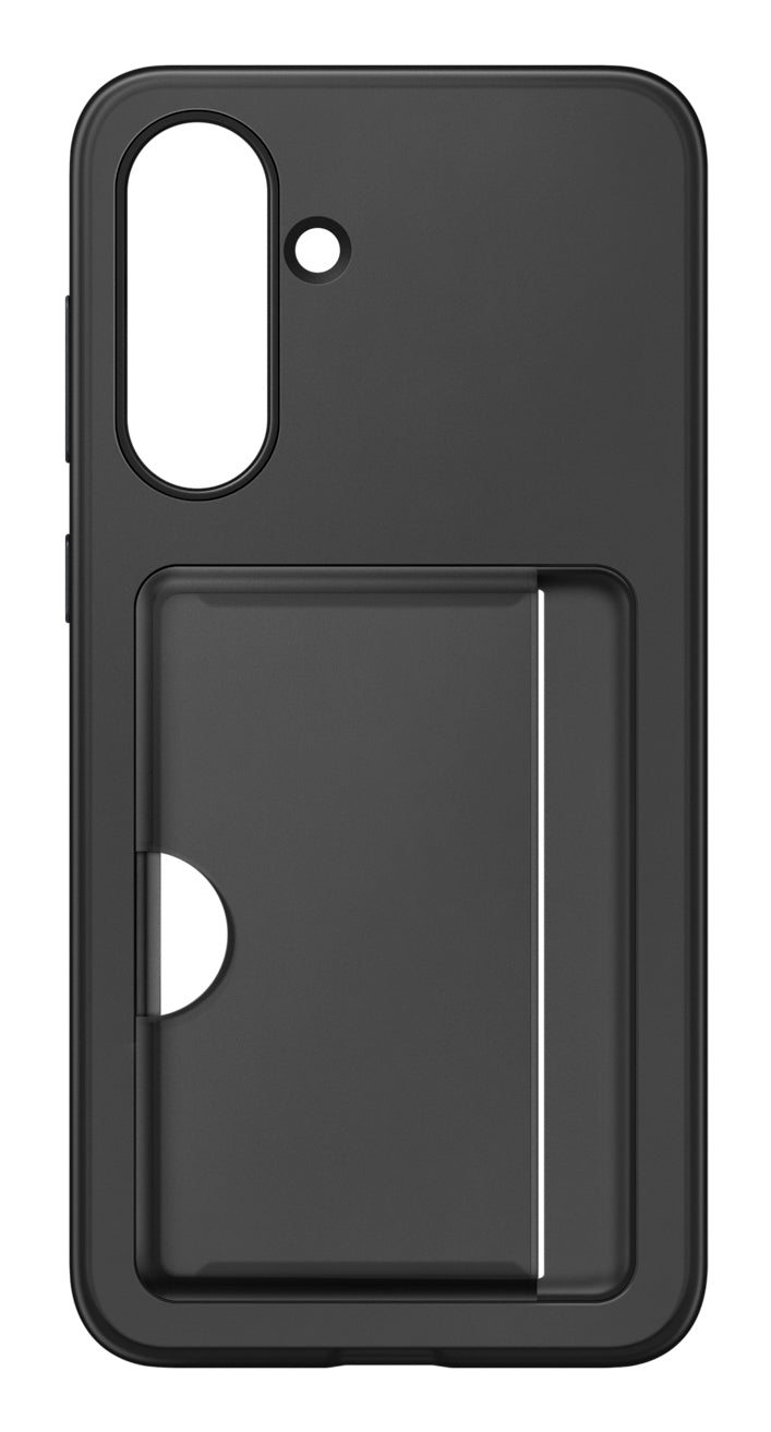 Samsung Backcover – für Samsung Galaxy A56 5G – schwarz – Silikon – mit Kartenfach
